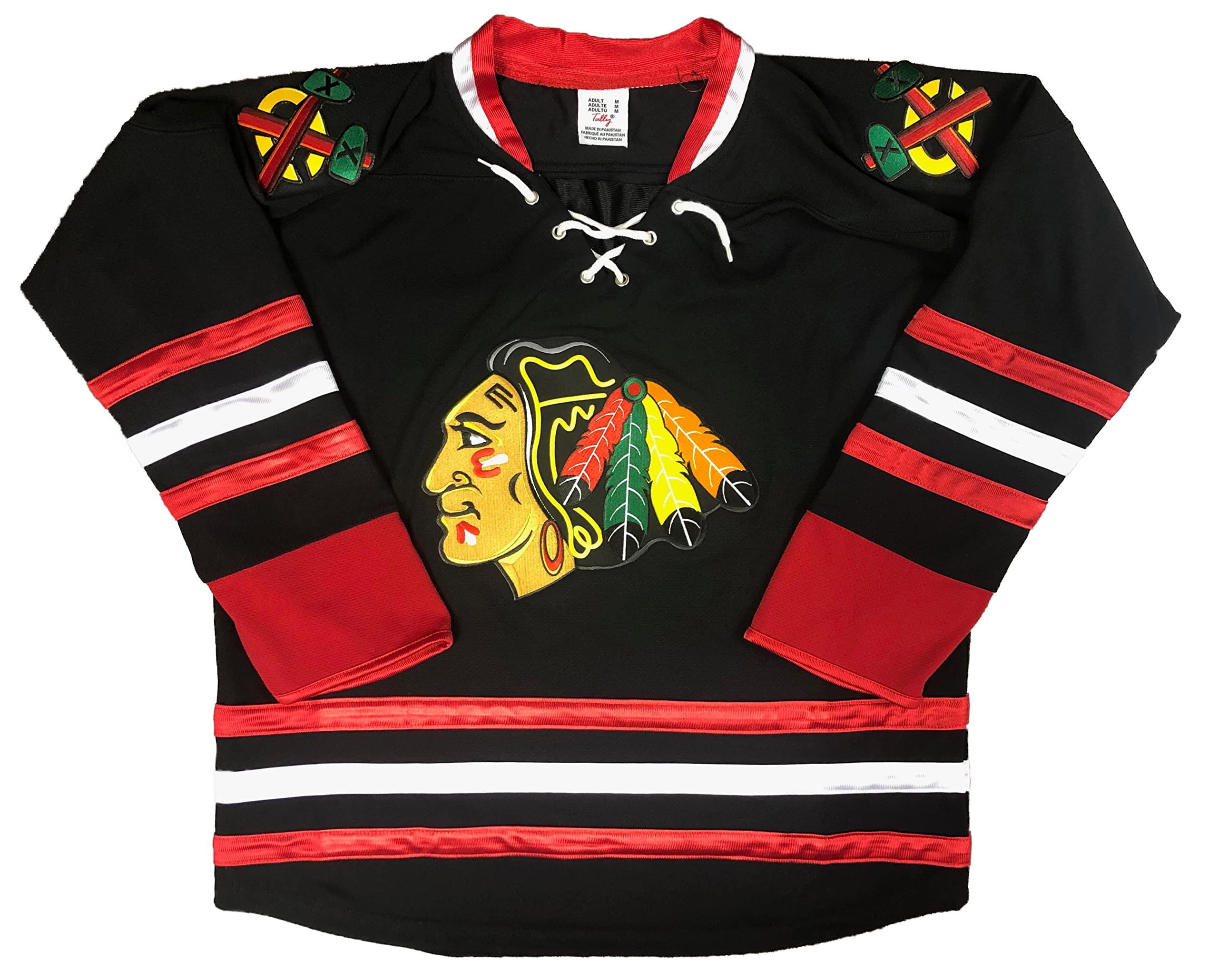 Chicago Blackhawks Hockey Jerseys - Customized with Name & Number | 3 Colors & 10 Sizes Available | Perfect for Games, Gifts & Fan Collections