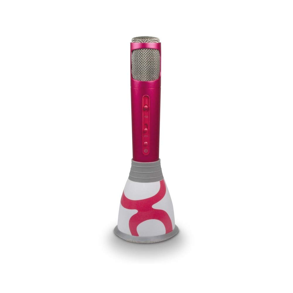 Gulli 485108 3-in-1 Bluetooth Karaoke Speaker with Microphone - Portable Wireless Party Speaker for Home, Travel & Outdoor Events (Pink)