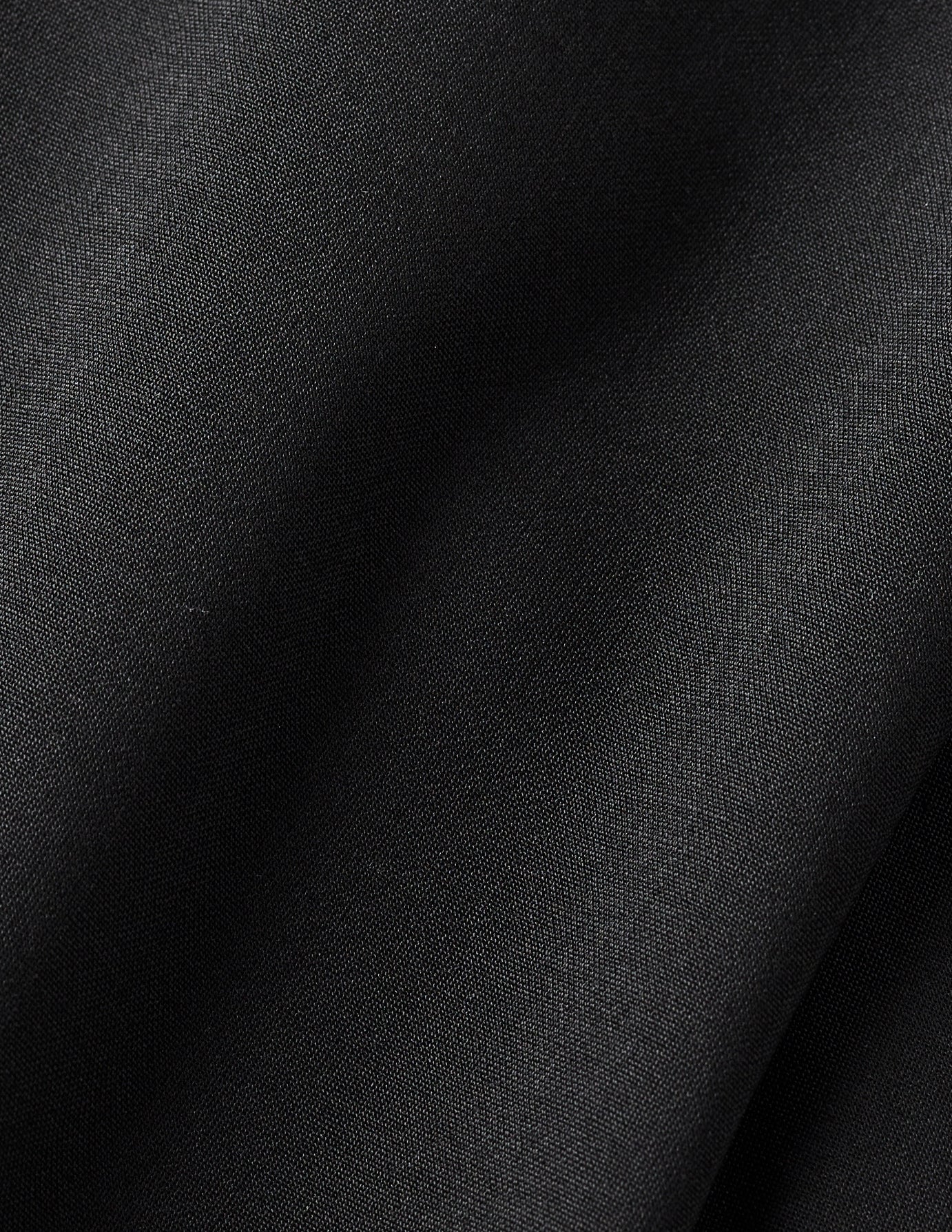 Premium Tech Wool Slim Fit Suit Pants for Men - Black Business Formal Trousers - Perfect for Office, Weddings & Professional Events