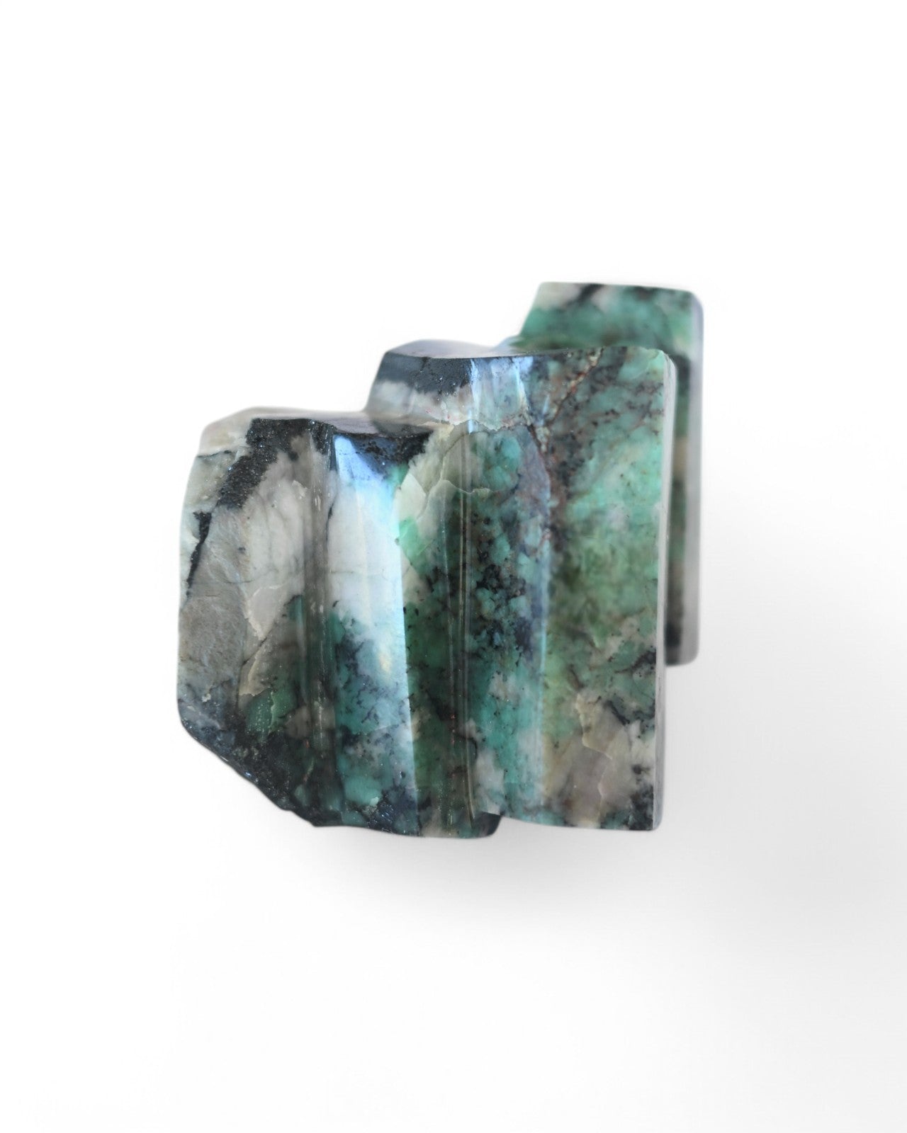 Natural Brazilian Emerald on Matrix - Rare Green Gemstone Specimen for Collectors & Jewelry Making | Perfect for Display, Gifts & Mineral Collections