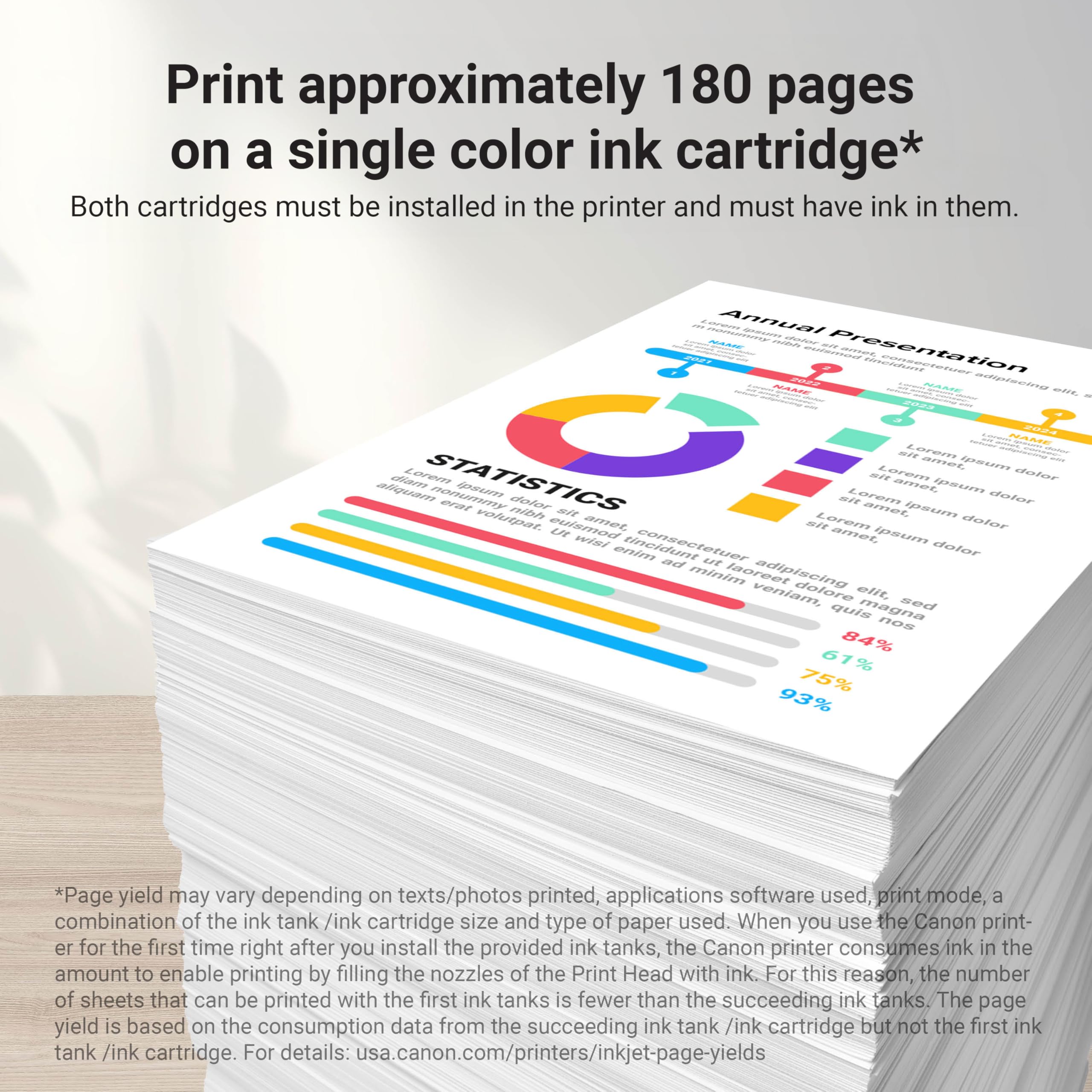 Genuine Canon CL-286 Color Ink Cartridge - Compatible with TR7820, TS7720 & TS7722 Printers - High-Quality Photo & Document Printing for Home & Office Use