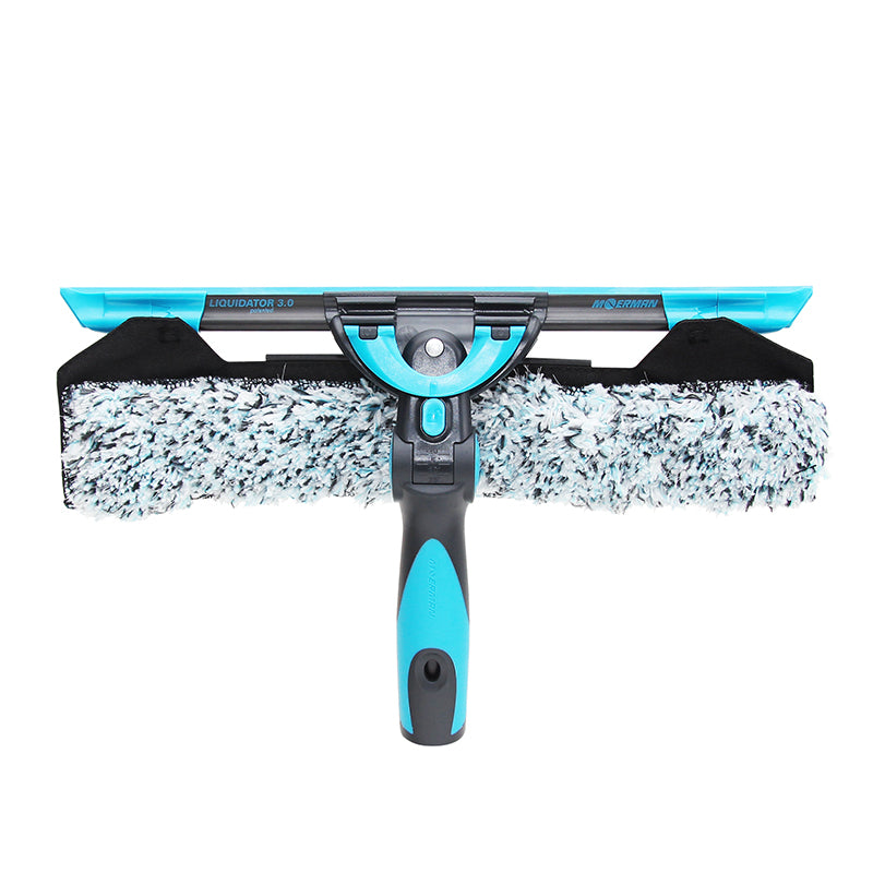 Moerman Fugu F*LIQ Liquidator 3.0 & Excelerator 2.0 Window Cleaning Squeegee Combo Kit - Professional Glass Cleaning Tools for Home, Office, and Commercial Use