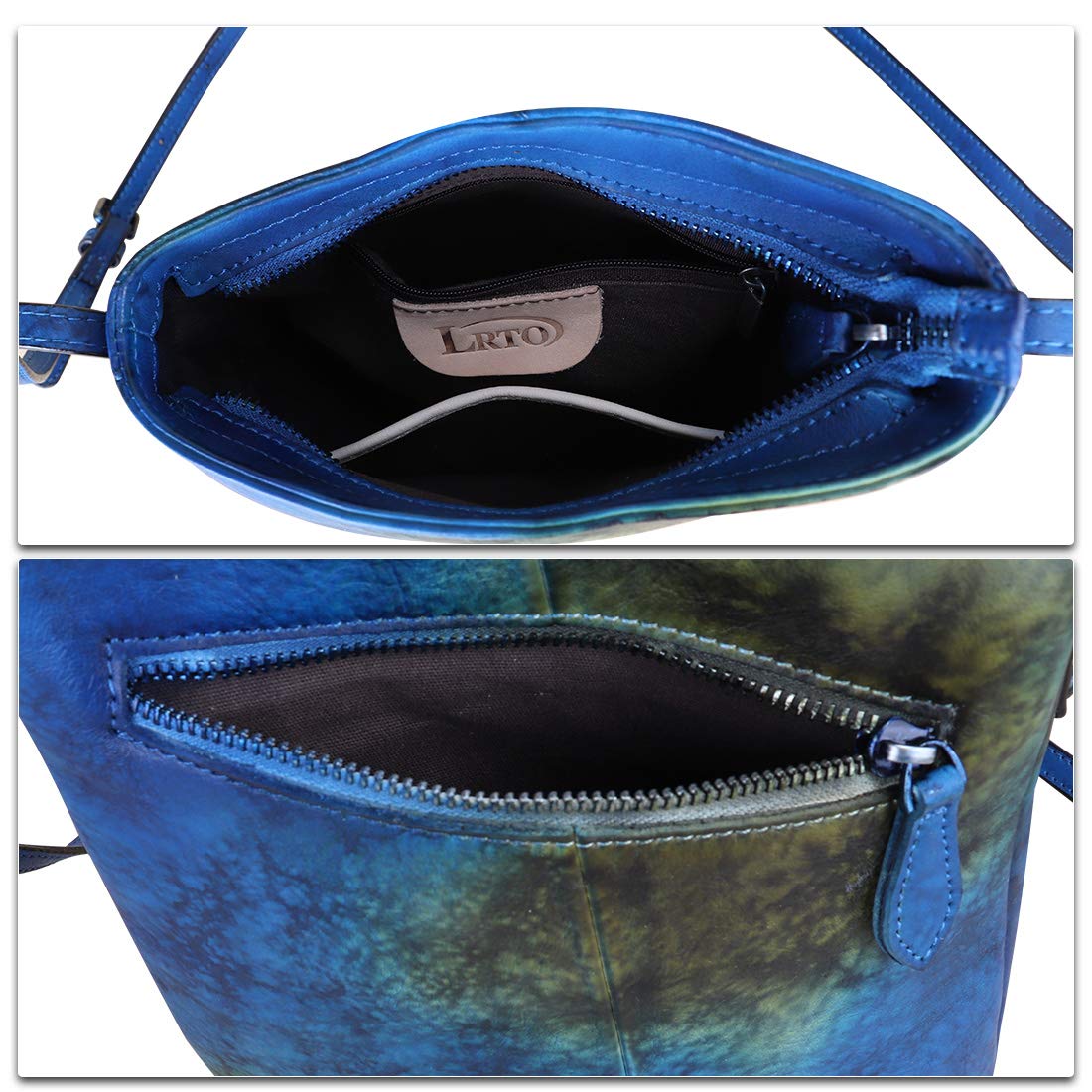 Genuine Leather Crossbody Bags for Women - Handmade Retro Satchel Purse Small Designer Shoulder Bag | Perfect for Work, Travel & Everyday Use