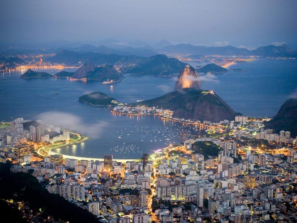 1500 Piece Jigsaw Puzzle for Adults - Classic Wooden Animal & Scenery Puzzle (Rio de Janeiro Landscape, 87x58cm) | Challenging DIY Educational Toy | Perfect Gift for Puzzle Lovers & Home Decor