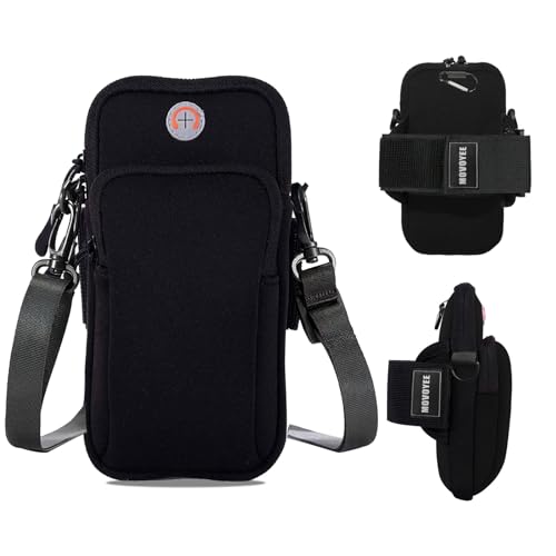 6-Black with Crossbody Strap&Hook