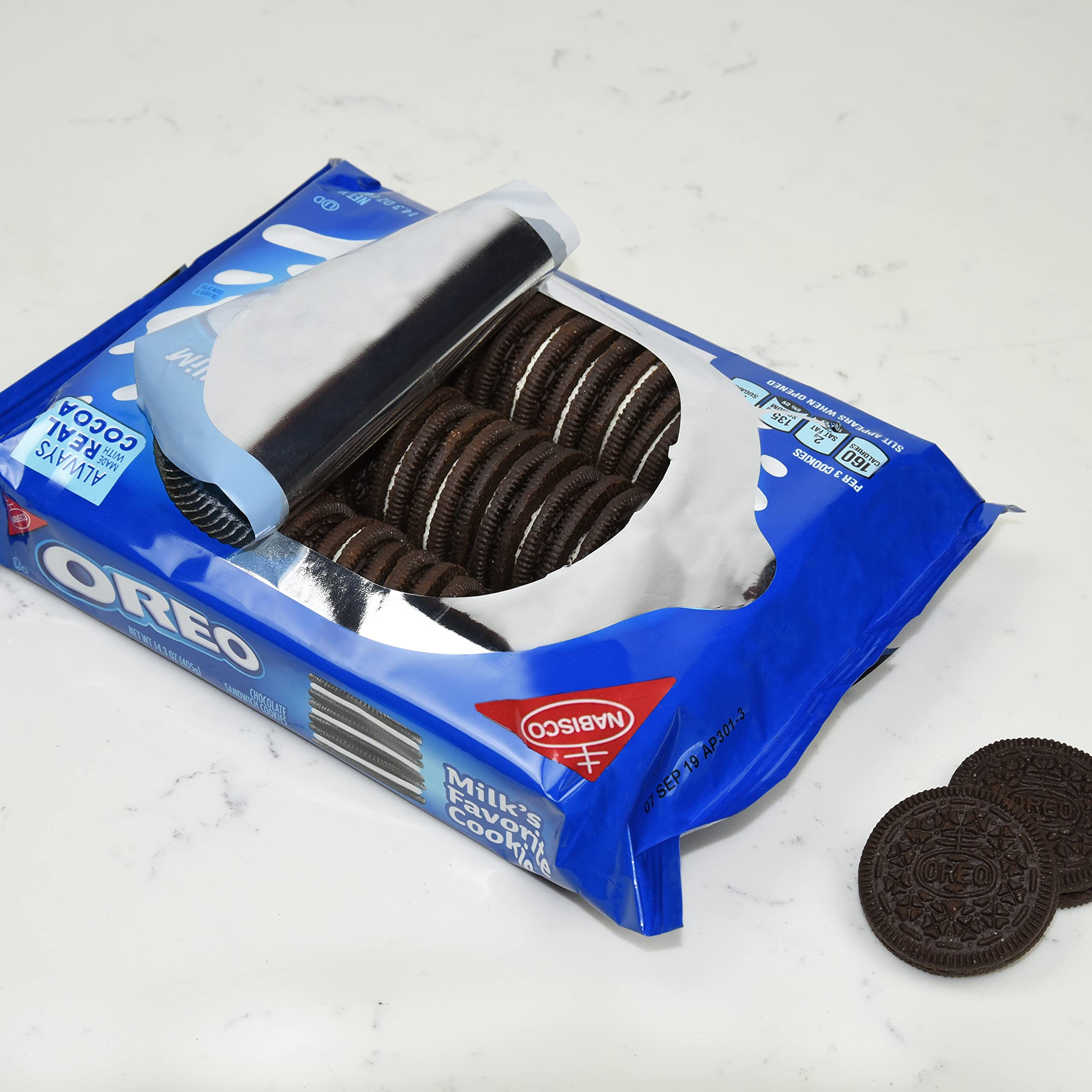 OREO Chocolate Sandwich Cookies Family Pack - 12 Boxes (19.1 oz Each) | Bulk Snacks for Parties, School Lunches & Office Treats | Classic American Cookies for Sharing