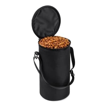 Collapsible Pet Food Bowl with Lid - Leak-Proof, Portable for Cats & Dogs - Travel & Outdoor Use