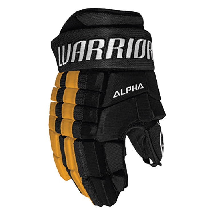 Warrior Alpha FR2 Senior Ice Hockey Gloves - Protective Hockey Gear for Men & Women - Perfect for Ice Skating, Hockey Games & Winter Sports Training