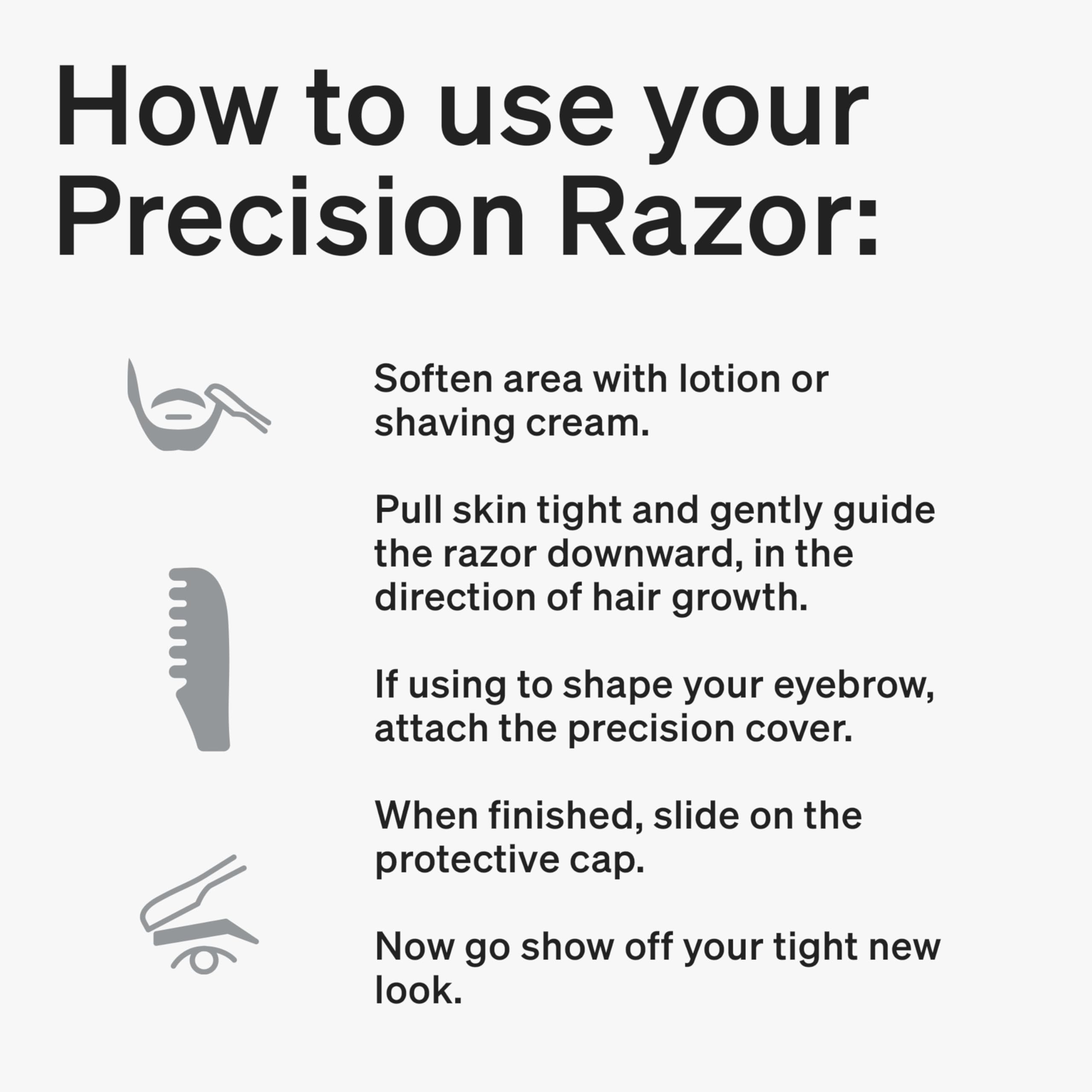 Schick Precision Razor for Men - 3 Pack Disposable Edge Razors for Smooth Shaving & Grooming | Perfect for Travel, Gym & Daily Use