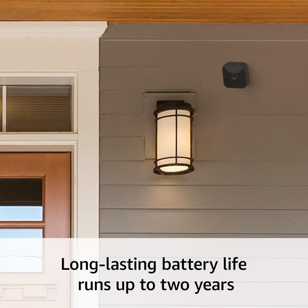 Blink Outdoor Wireless HD Security Camera - Weather-Resistant, 2-Year Battery Life, Motion Detection, Easy Setup (2-Camera Kit) for Home & Business Surveillance