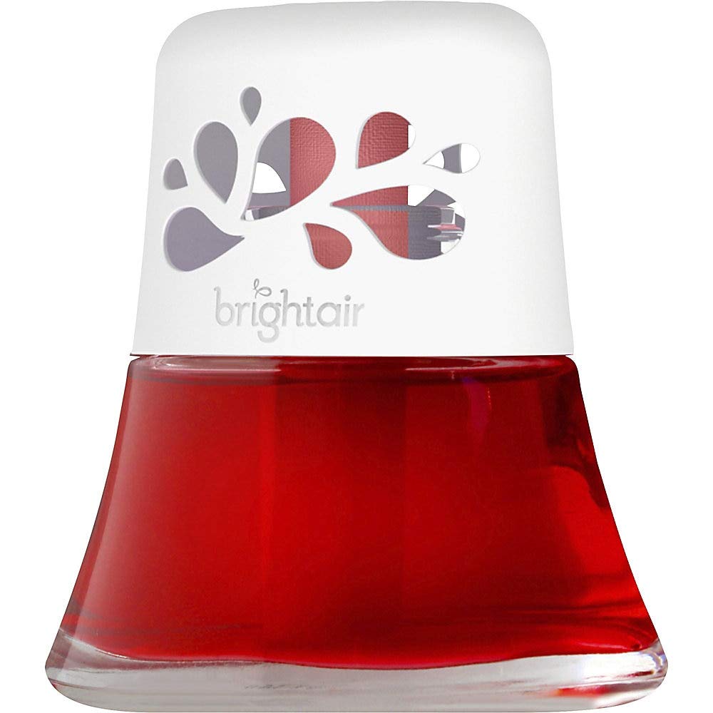 BRIGHT Air 900022CT Macintosh Apple & Cinnamon Scented Oil Air Freshener - 2.5oz (6-Pack) | Home, Office & Car Odor Eliminator | Long-Lasting Fragrance for Indoor Spaces