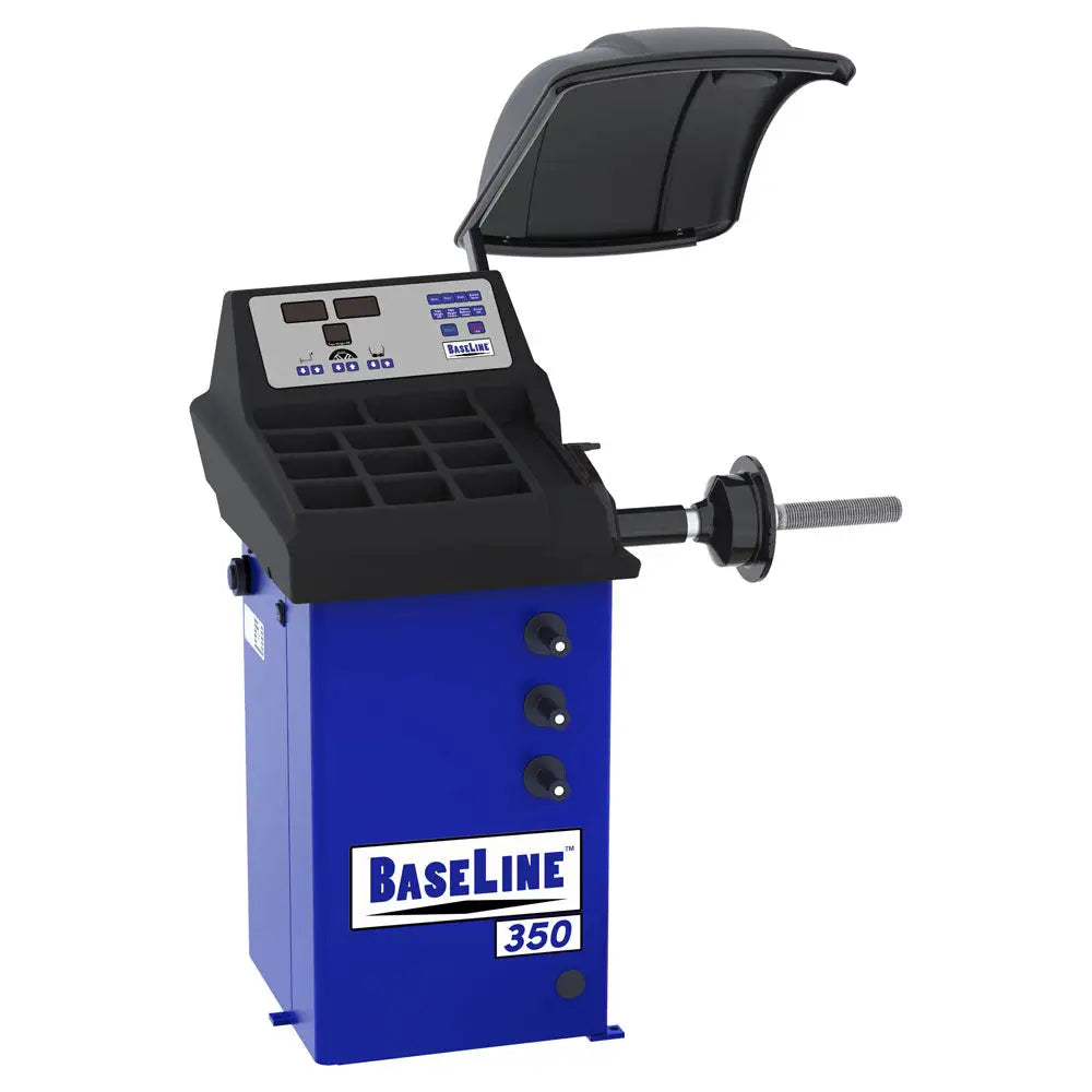 BaseLine BL350 Entry Level Wheel Balancer - Professional Tire Balancing Machine for Cars & Trucks - Perfect for Auto Shops, DIY Enthusiasts & Home Garages