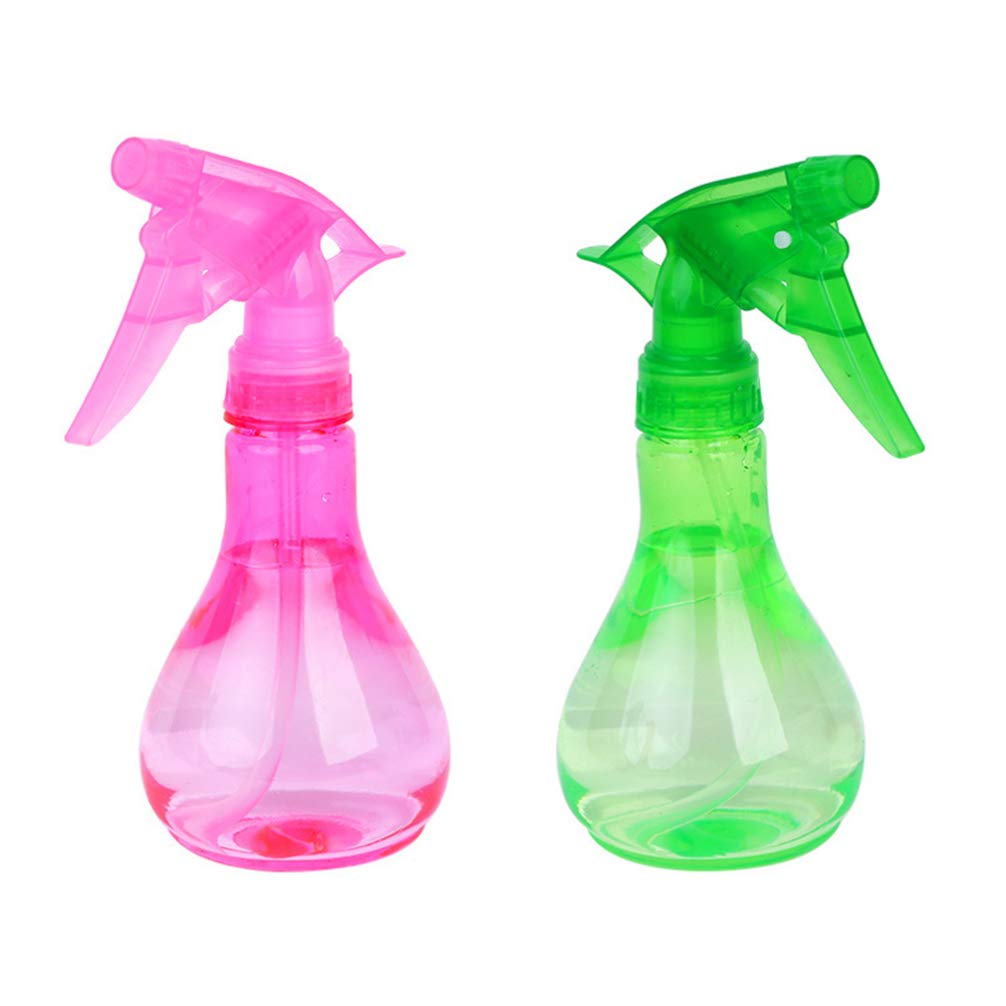 Minkissy 3-Pack Hydrating Spray Bottles - Portable Empty Plastic Mist Bottles for Hair, Face & Plants (Random Colors) | Travel, Salon & Home Use