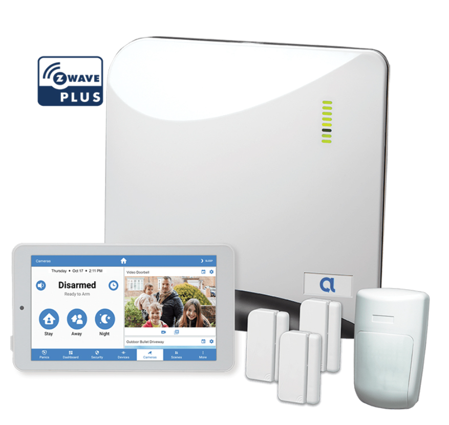 Alula CP BUILDER Connect Z-WAVE Smart Home Security System - Wireless Alarm Panel for Home Automation & Security - Perfect for Smart Homes & Business Security Monitoring