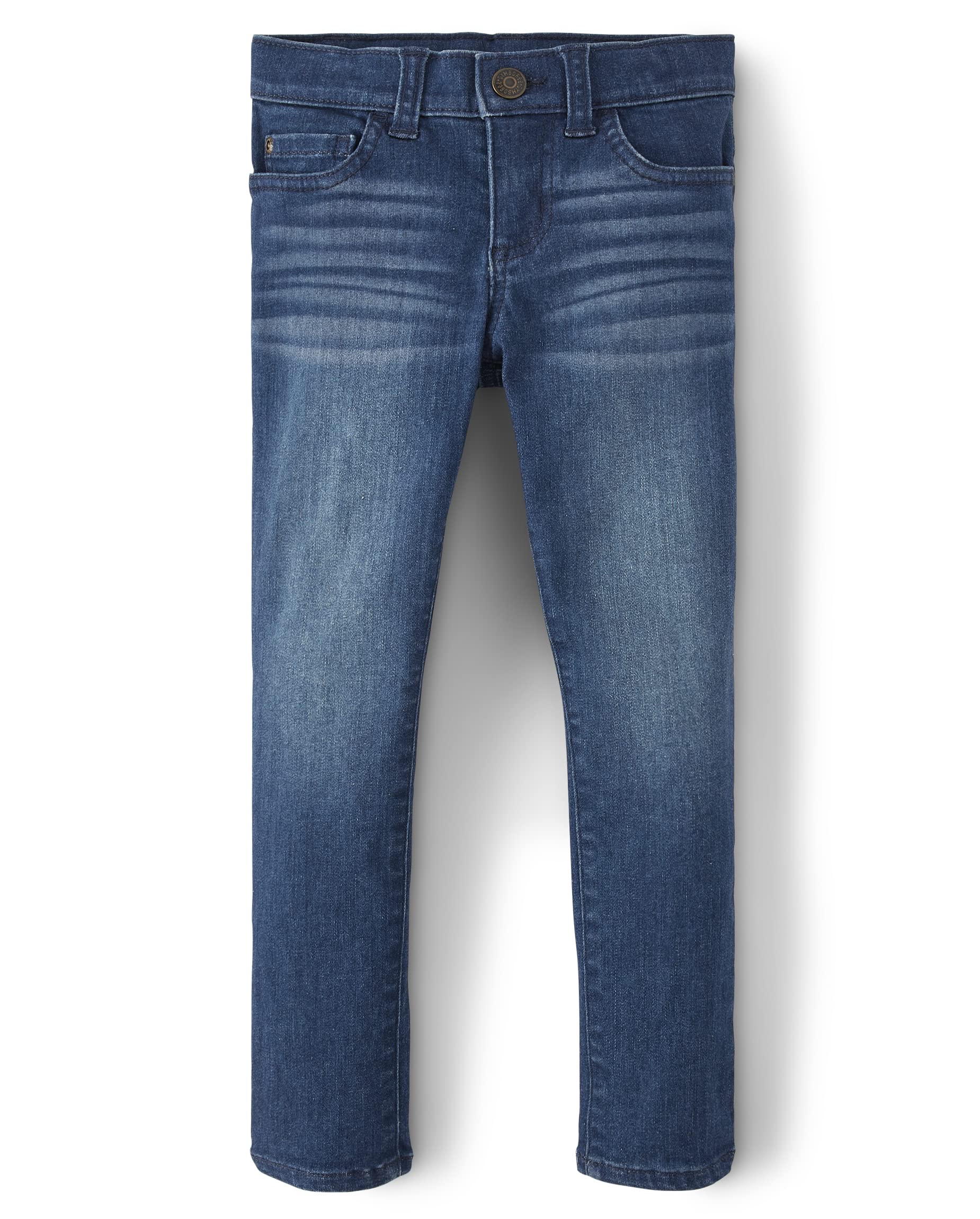 Gymboree Girls' and Toddler Denim Jeans - Comfortable Stretch Skinny & Bootcut Jeans for Playdates, School & Everyday Wear