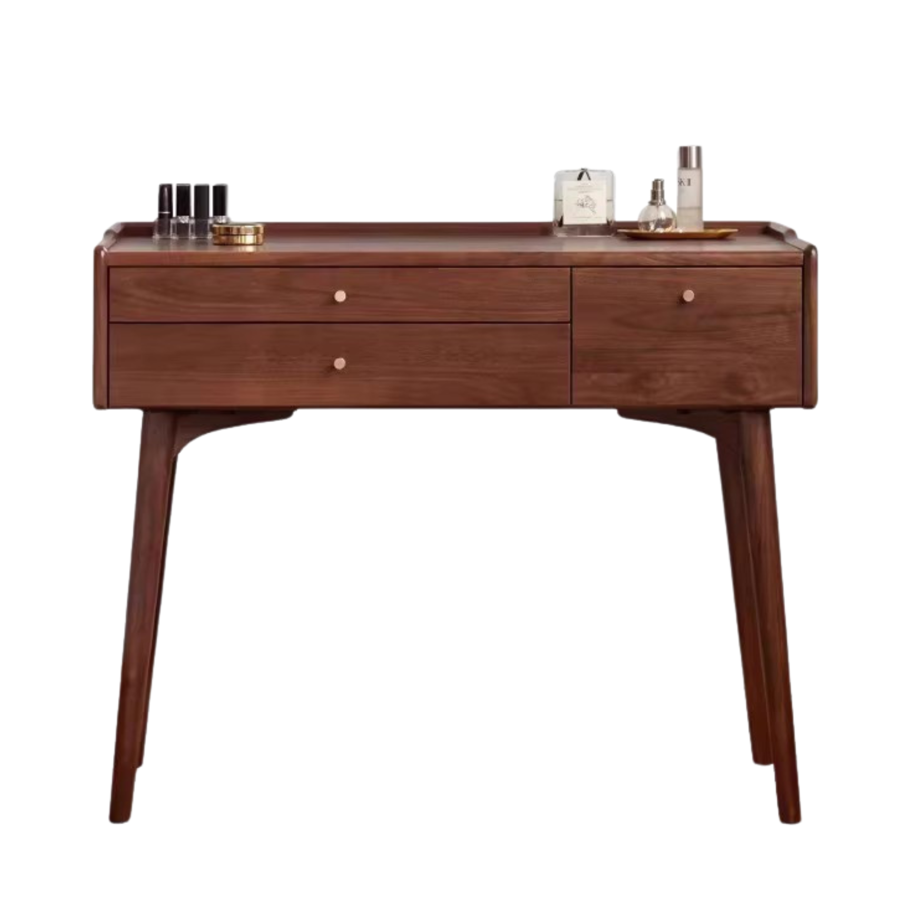 39.4x17.7x31.9 inch/ 100x45x81сm/ Rich Dark Walnut color/ Black Walnut Bethes Dressing Table