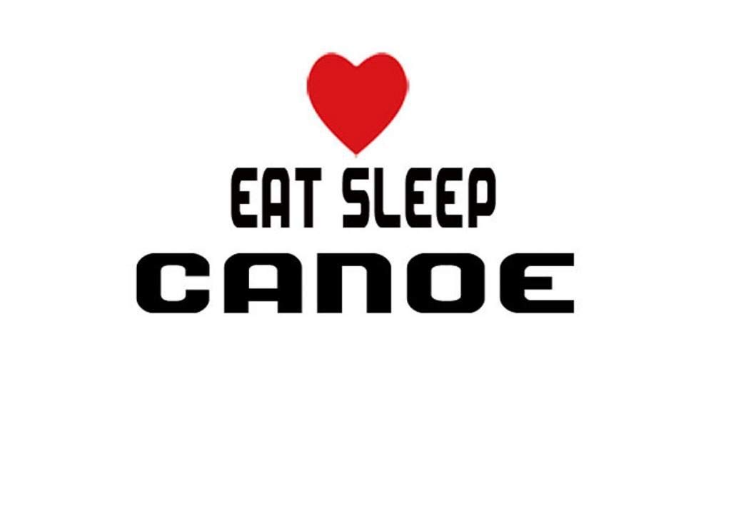 EAT SLEEP CANOE Vinyl Decal Sticker - Waterproof & Durable for Cars, Laptops, Walls, Windows | Perfect for Outdoor Enthusiasts & Adventure Lovers