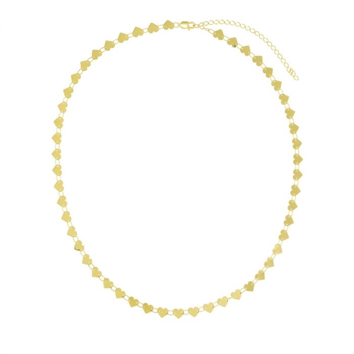 14K Gold Mirror Heart Pendant Necklace for Women - Elegant Valentine's Day Gift, Anniversary Present & Everyday Jewelry Accessory