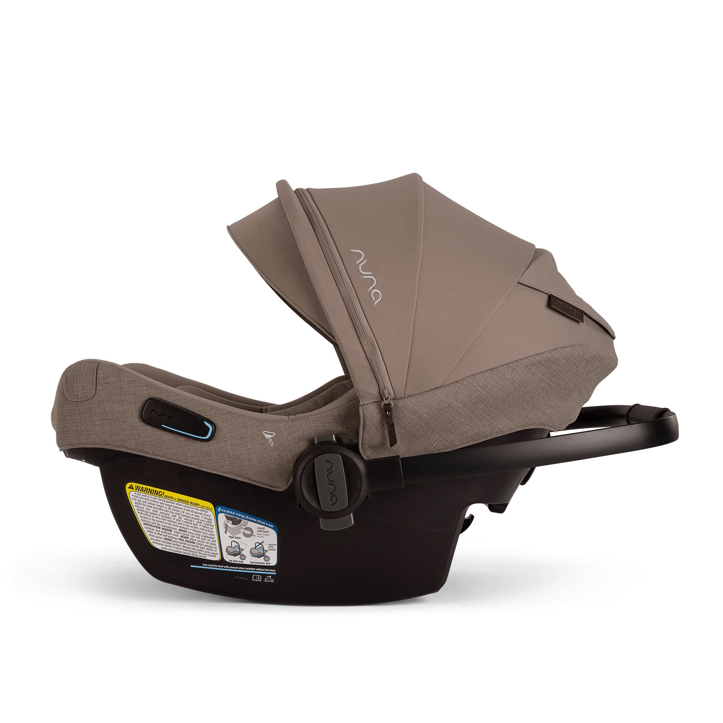 Nuna PIPA RX Infant Car Seat with RELX Base - Lightweight, Safe & Easy to Install - Perfect for Newborns & Travel | Ideal for Daily Commutes, Road Trips & Airplane Travel