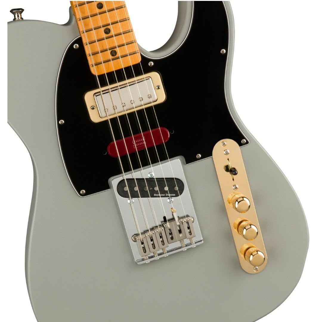 Fender Brent Mason Telecaster Electric Guitar - Primer Gray Finish, Maple Fingerboard | Professional & Studio Use, Live Performances, Country & Rock Music