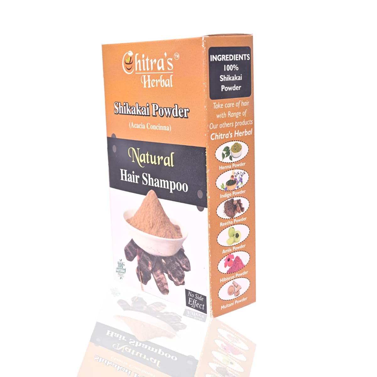 Natural Herbal Hair Care Combo Pack - Shikakai Powder, Indigo Hair Dye, Aritha & Amla Powder, Henna, Hibiscus Powder (100g Each) - 6-Pack for Hair Growth, Color & Shine - Perfect for DIY Hair Treatments & Ayurvedic Hair Care Routines