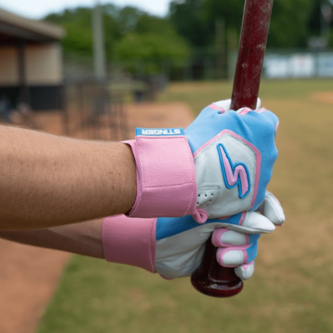 Premium Winder Series Batting Gloves - Cotton Candy Color | Breathable & Grip-Enhanced Baseball Softball Gloves for Training & Games | Perfect for Youth & Adult Players