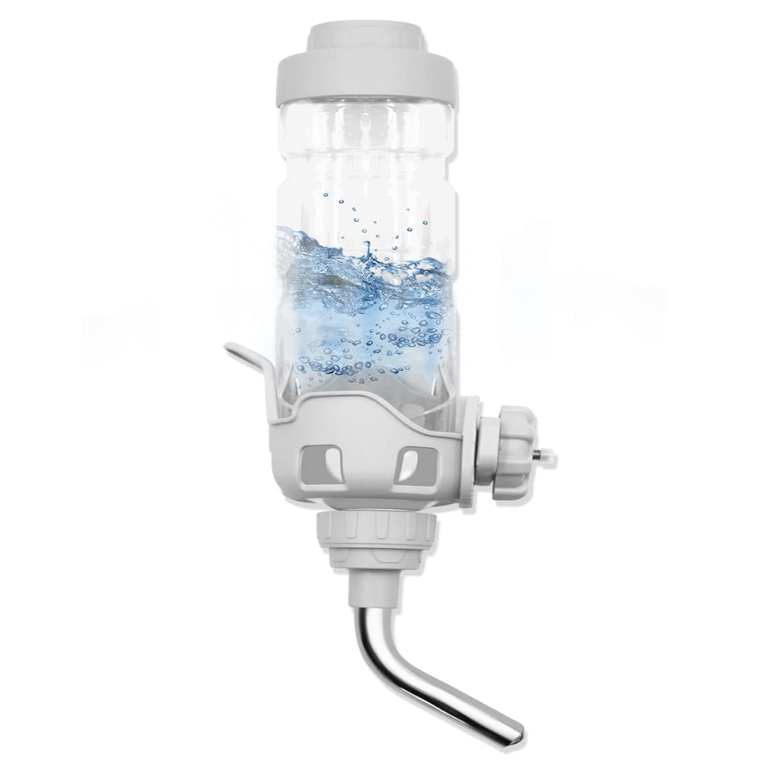 Leakproof Dog Water Dispenser for Cage - BPA Free, Top Fill for Pets