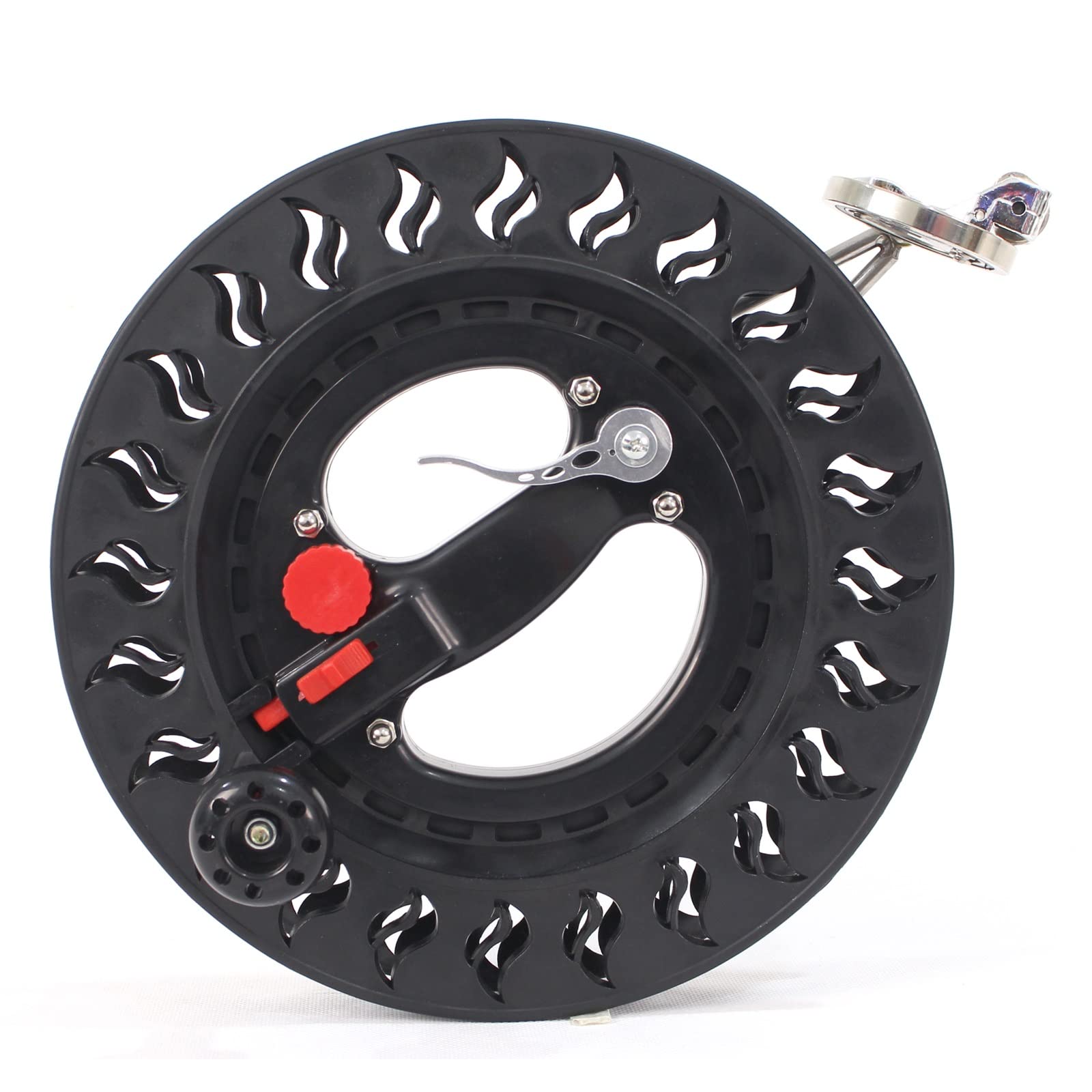 ZBQLKM 10-Inch Lockable Kite String Winder Reel with Durable Line - Outdoor Kite Flying Accessories for Kids & Adults - Perfect for Beach, Park, and Backyard Kite Flying Adventures