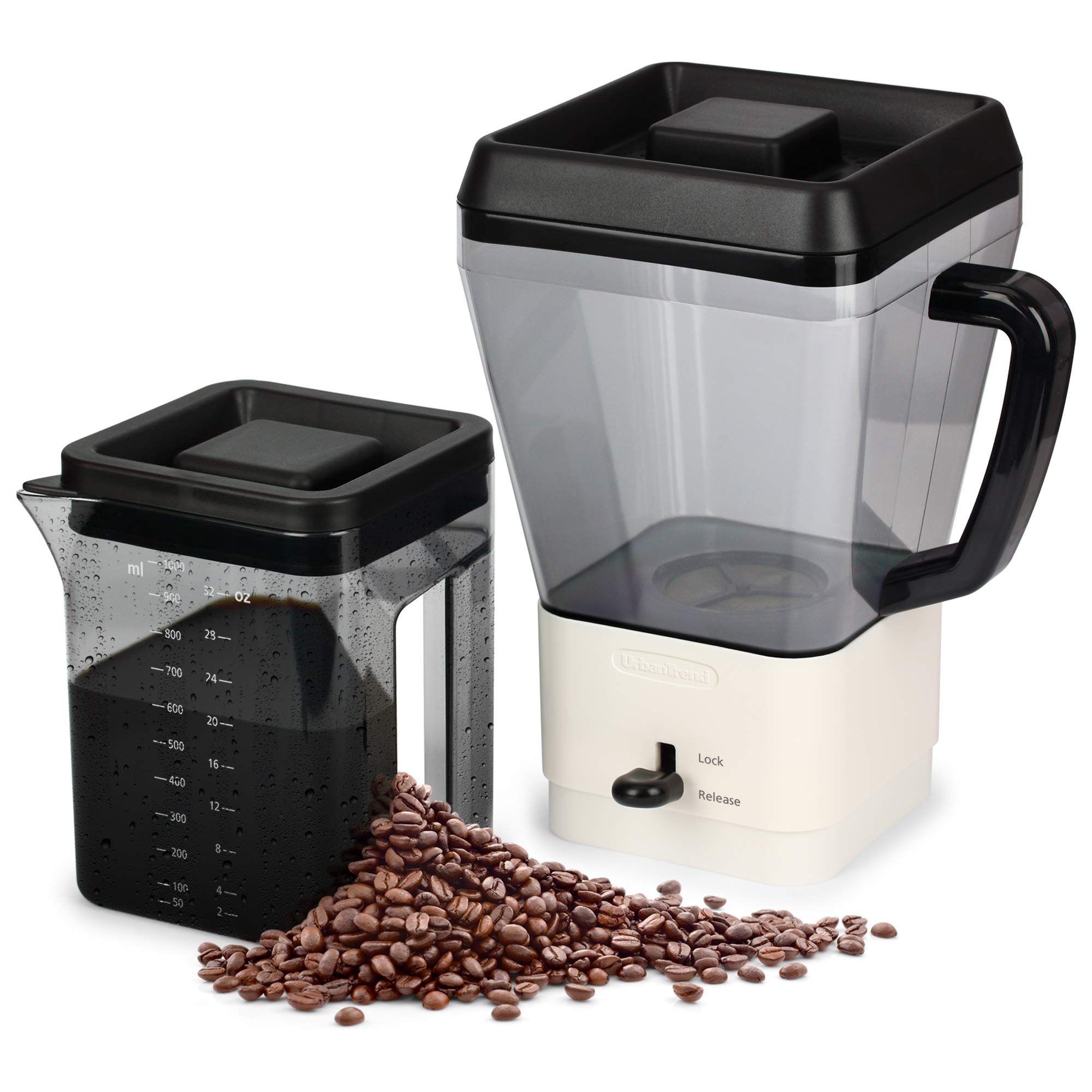 Premium Cold Brew Iced Coffee Maker - 12 Servings Rich Coffee Concentrate for Hot & Cold Drinks | Perfect for Home, Office & Outdoor Use