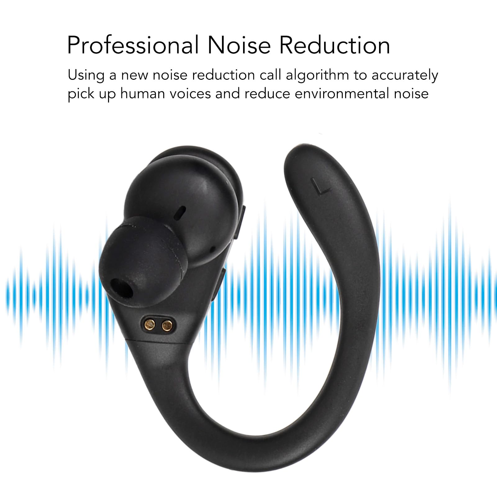 Wireless Bluetooth Language Translator Earbuds with Charging Case - 144 Languages (74 Languages & 70 Accents) Real-Time Voice Translation Headphones with App - Perfect for Travel, Business Meetings & Language Learning (Black)