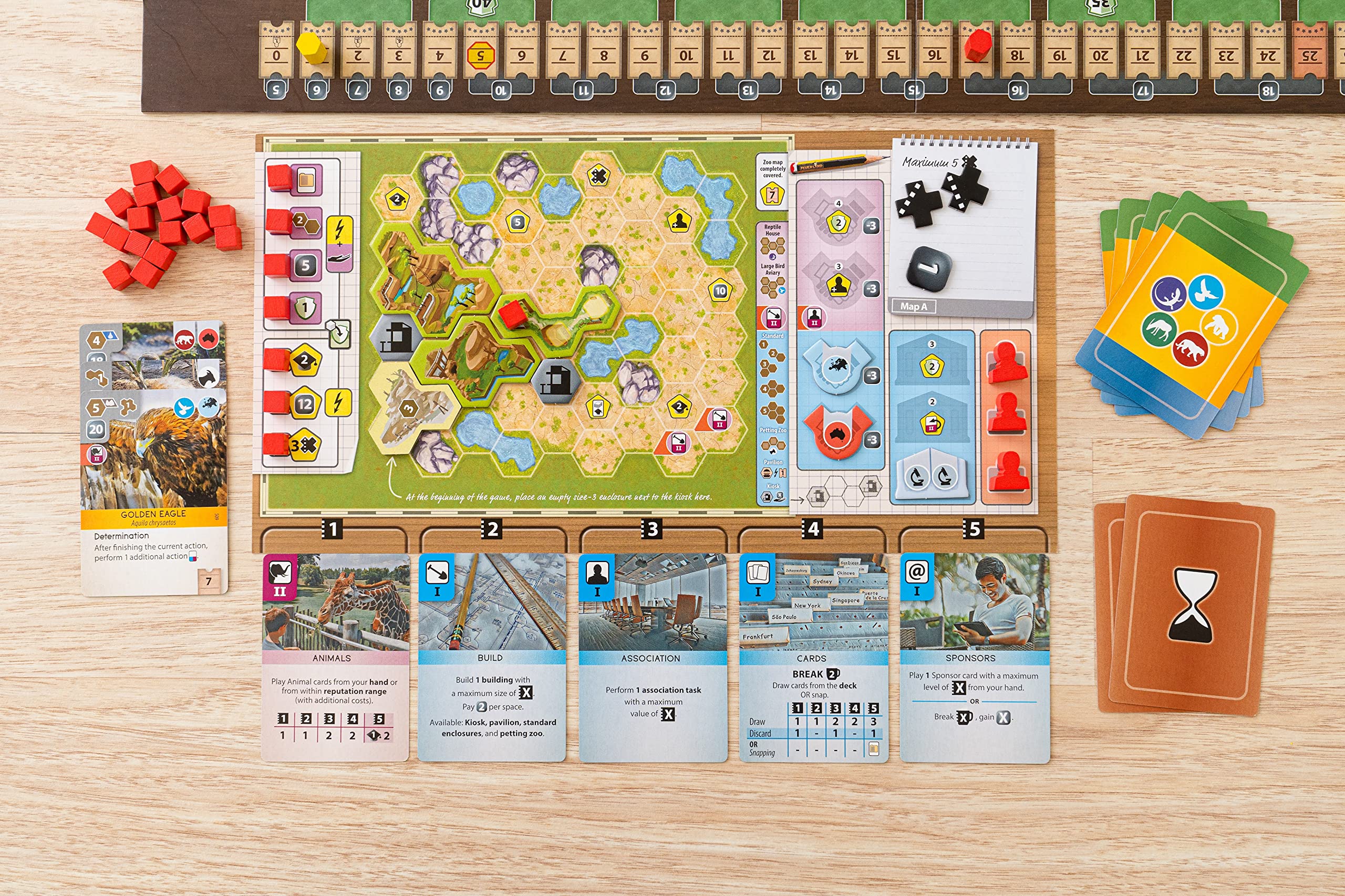 PEGASUS GAMES Ark Nova Board Game (English Version) - Strategy Game for Ages 14+ | Perfect for Family Game Nights & Educational STEM Activities