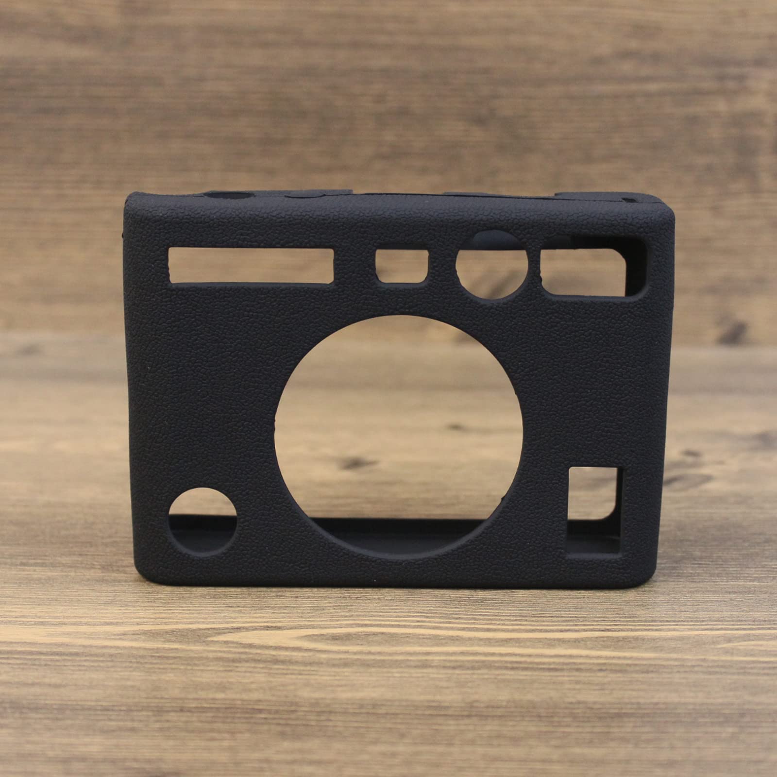 Rieibi Mini EVO Silicone Protective Case for Fujifilm Instax Mini EVO Instant Camera - Soft Rubber Lightweight Cover - Black - Perfect for Travel, Parties & Everyday Protection
