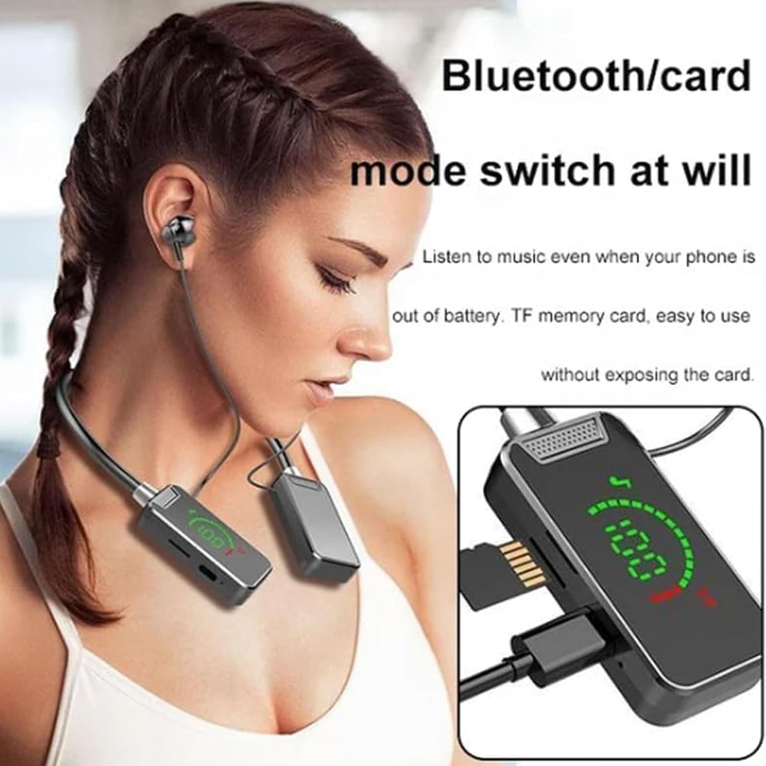Wireless Sound Card Live Streaming Earphones with Noise Cancellation & Display - Bluetooth Headphones for Singing, Live Broadcasting & Audio Editing | Perfect for Karaoke, Podcasting & Content Creation