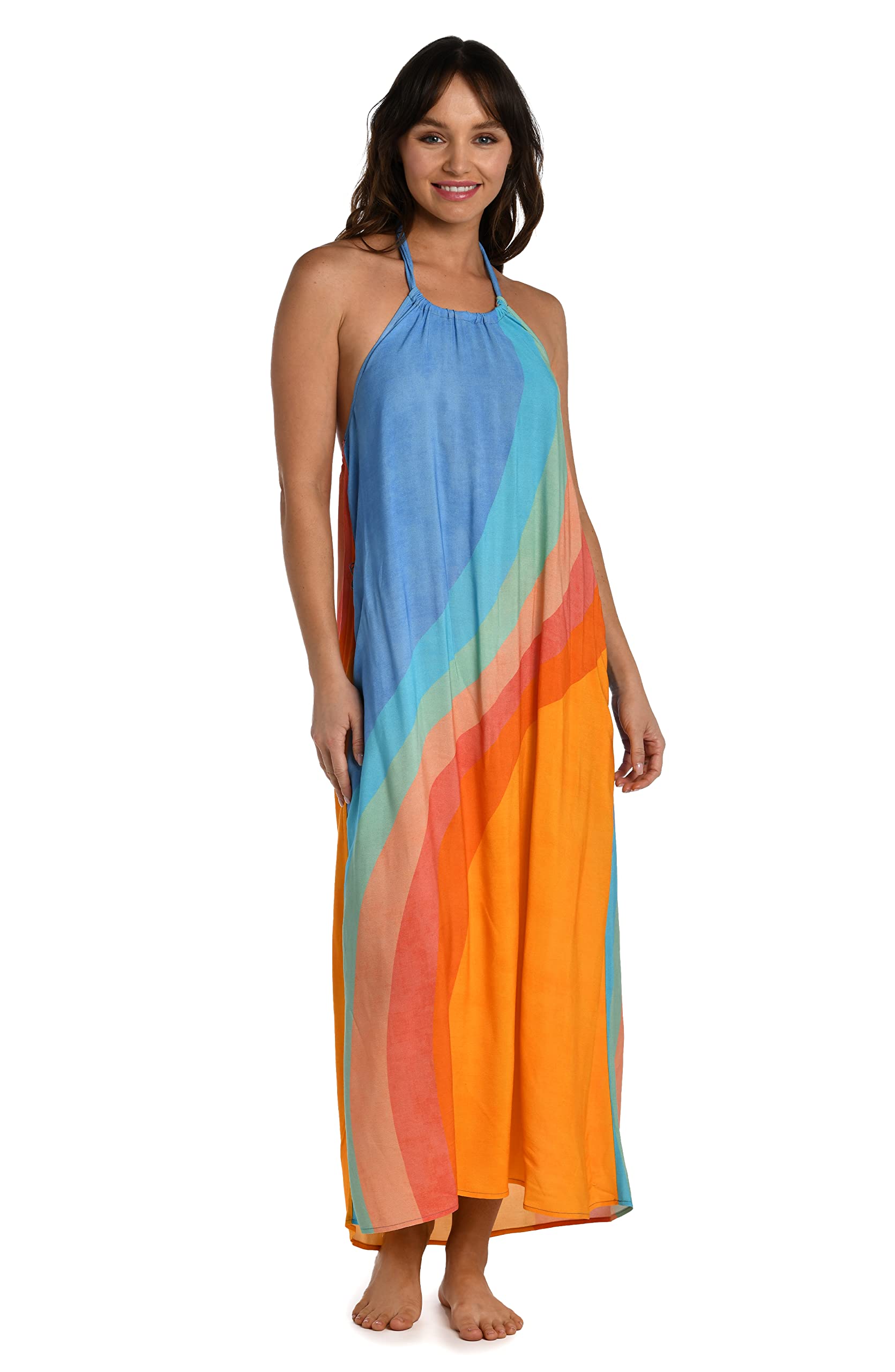 Sunshine 79 Women's Maxi Dress Swimsuit Cover Up - Lightweight Beach Cover Up Dress for Summer Vacation, Pool Party & Resort Wear