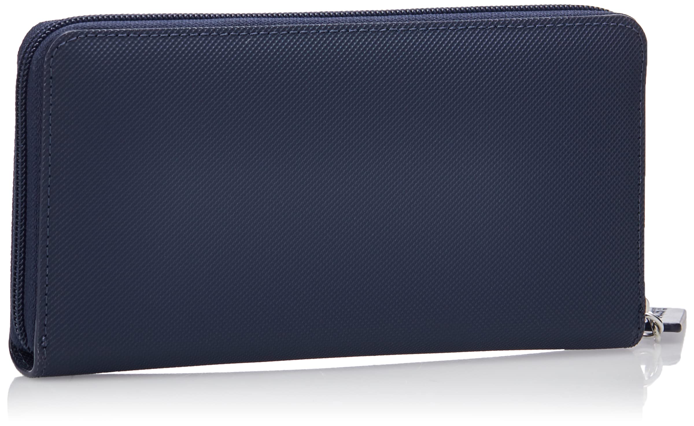 Lacoste Women's L.12 Concept Petit Pique 12-Card Zip Wallet - Slim RFID Blocking Leather Wallet for Credit Cards & ID - Perfect for Everyday Use, Travel, and Business