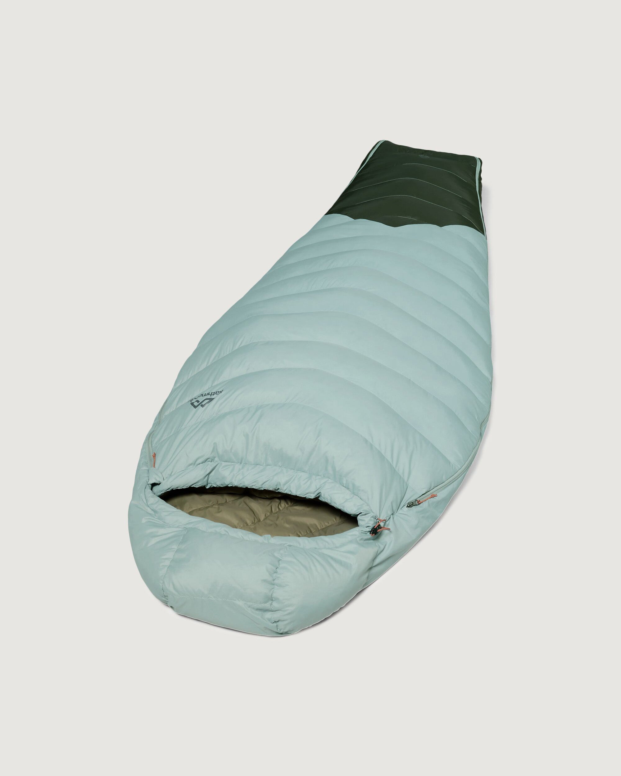 Vurso 4°C Large Sleeping Bag for Camping & Hiking - Gum Tree/Dark Moss Color - Perfect for Outdoor Adventures & Backpacking Trips