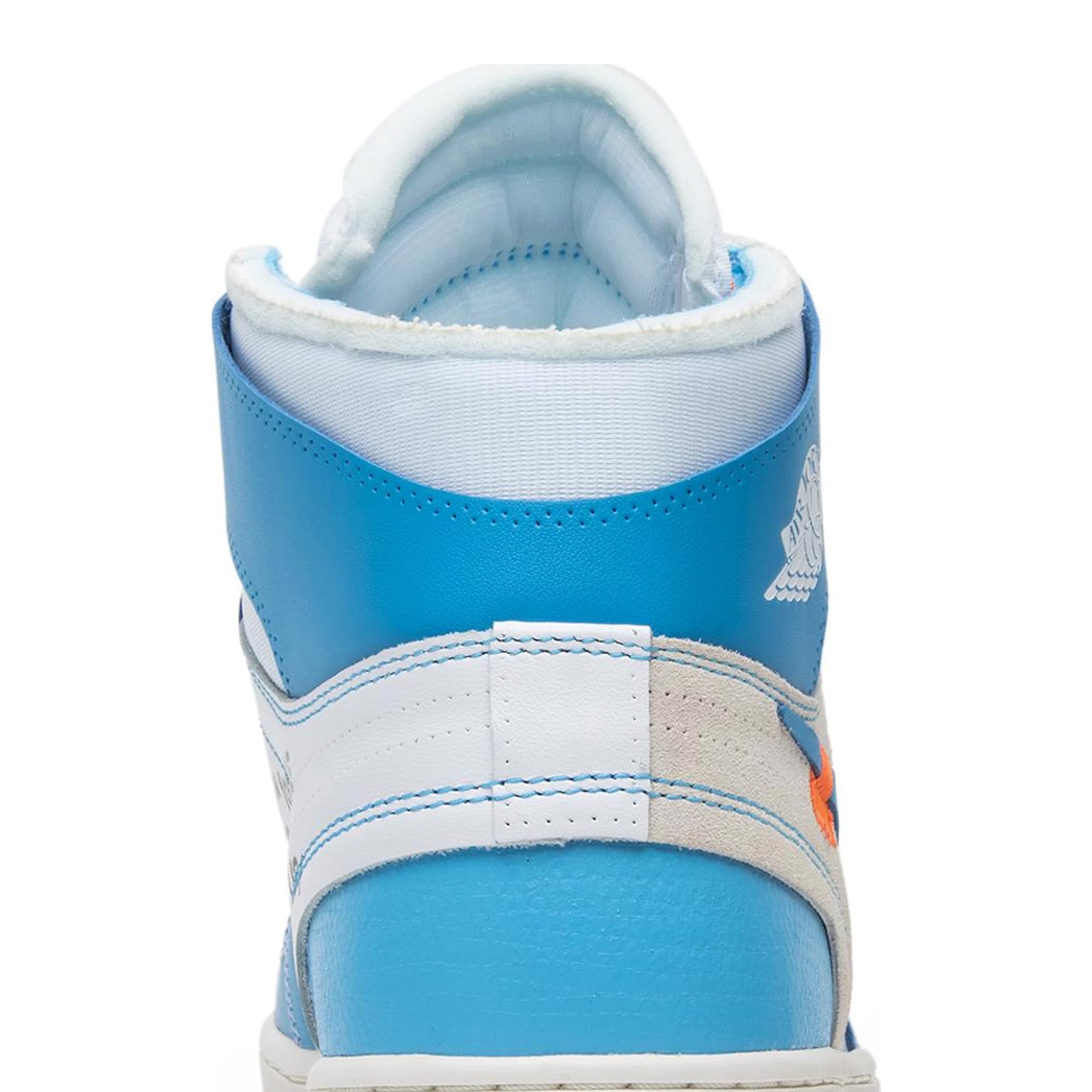 Authentic Air Jordan 1 x Off-White 'UNC' Retro High OG Sneakers (2018 Release) - Limited Edition Basketball Shoes for Streetwear & Sneaker Collectors