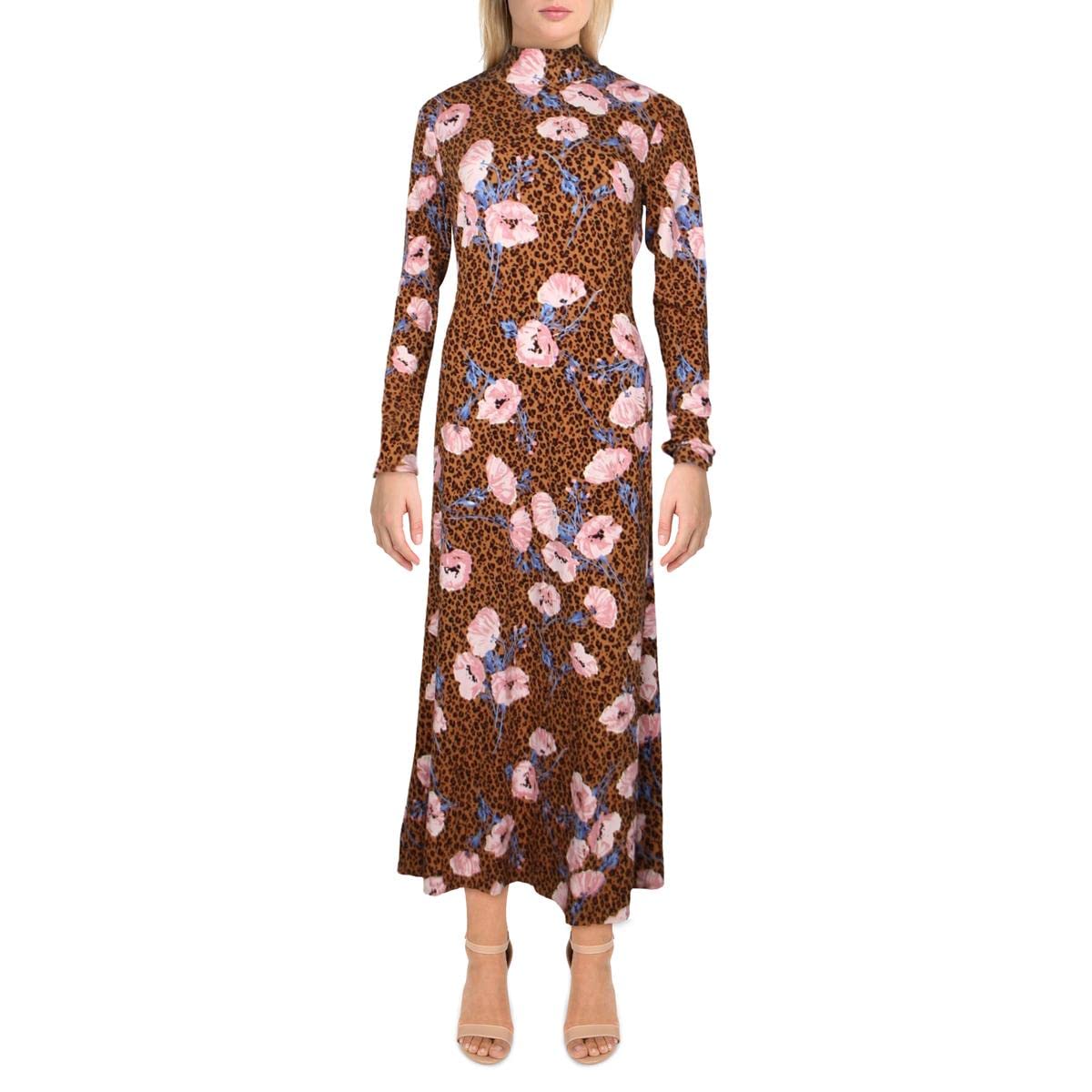 Free People Women's Vintage Floral Midi Dress - Boho Chic Retro Style for Summer, Beach, Date Night & Special Occasions