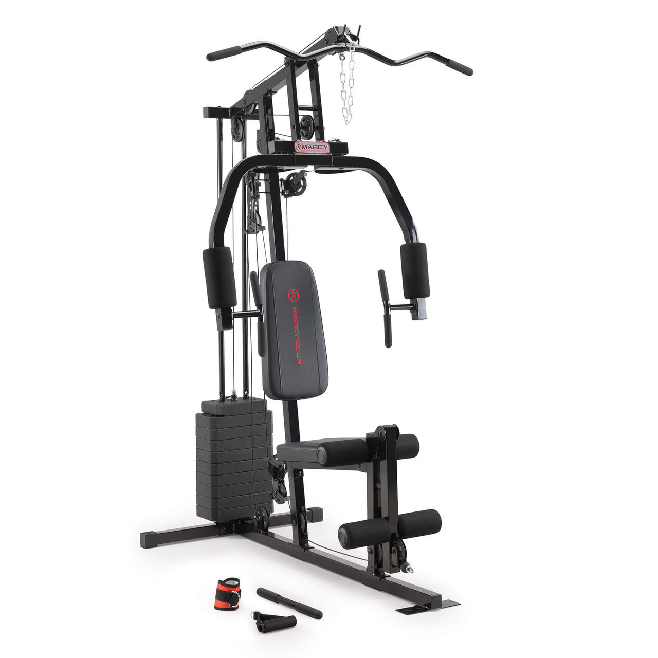 Marcy 100lb Stack Home Gym System - MKM 81030 Strength Training Equipment for Full Body Workouts | Perfect for Home Fitness, Small Spaces & Strength Building