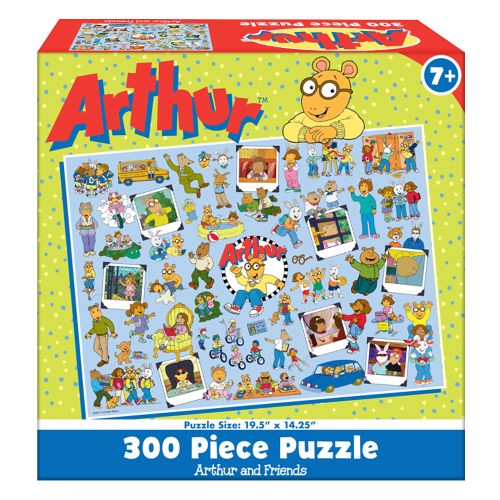 Arthur Character Collage Jigsaw Puzzle 300 Piece - Fun Family Game Night Activity for Kids & Adults, Perfect for Birthday Gifts & Home Decor