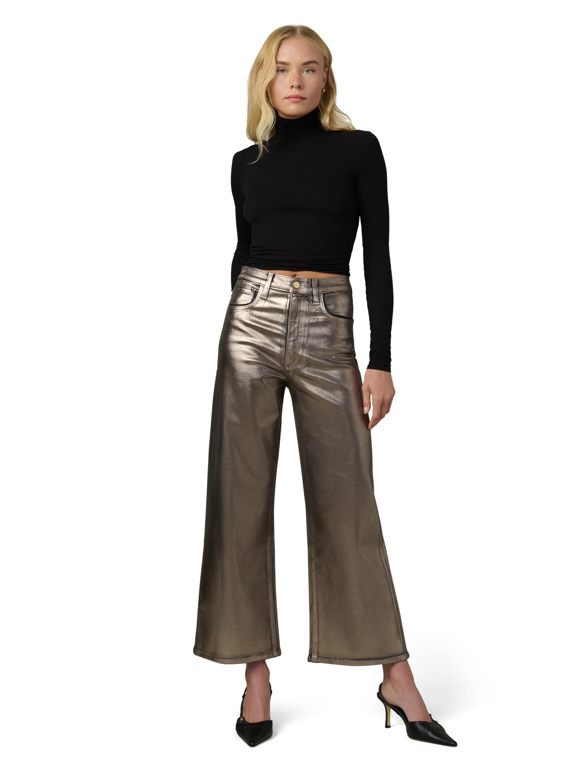 Joe's Women's The Mia High Rise Wide Leg Ankle Jean - Stylish Comfort for Casual Outings & Workwear