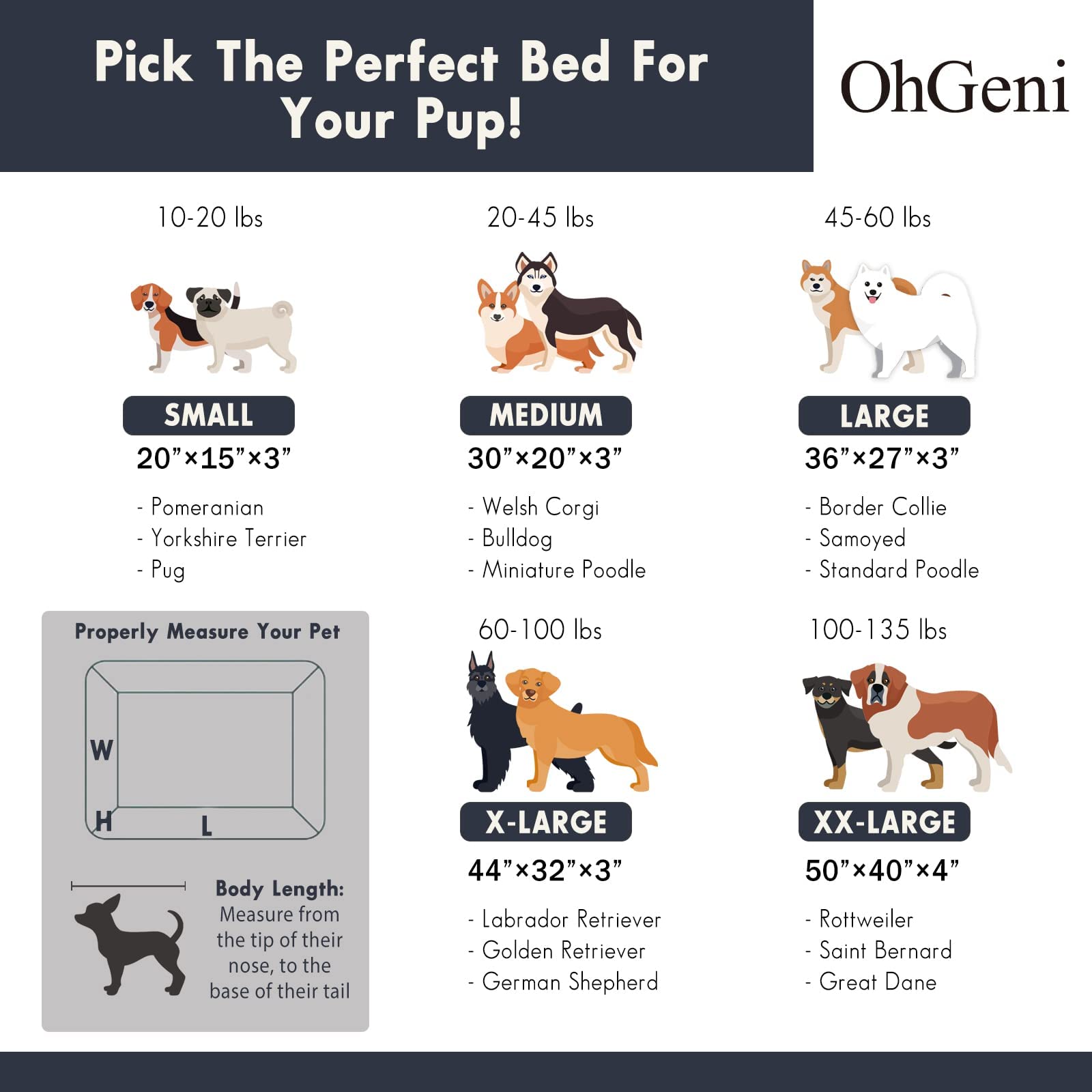 Orthopedic Dog Bed for Medium Dogs - Plush Egg Foam Support, Non-Slip Bottom, Waterproof & Machine Washable Cover - Perfect for Arthritis Relief & Comfortable Sleeping in Kennels or Living Rooms