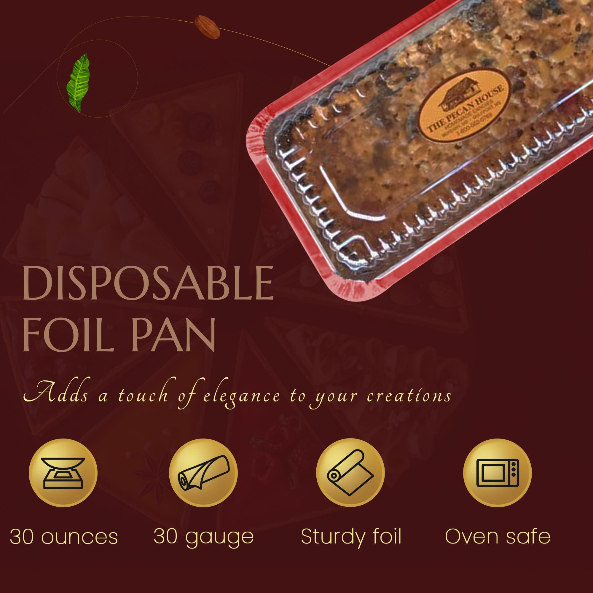 KitchenDance 2lb Disposable Aluminum Loaf Pans (1000 Pack, Red) - Oven & Freezer Safe Foil Baking Pans for Bread, Cakes, Cobblers - Includes Secure Plastic Lids for Storage & Transport - Perfect for Home Baking, Meal Prep & Party Catering