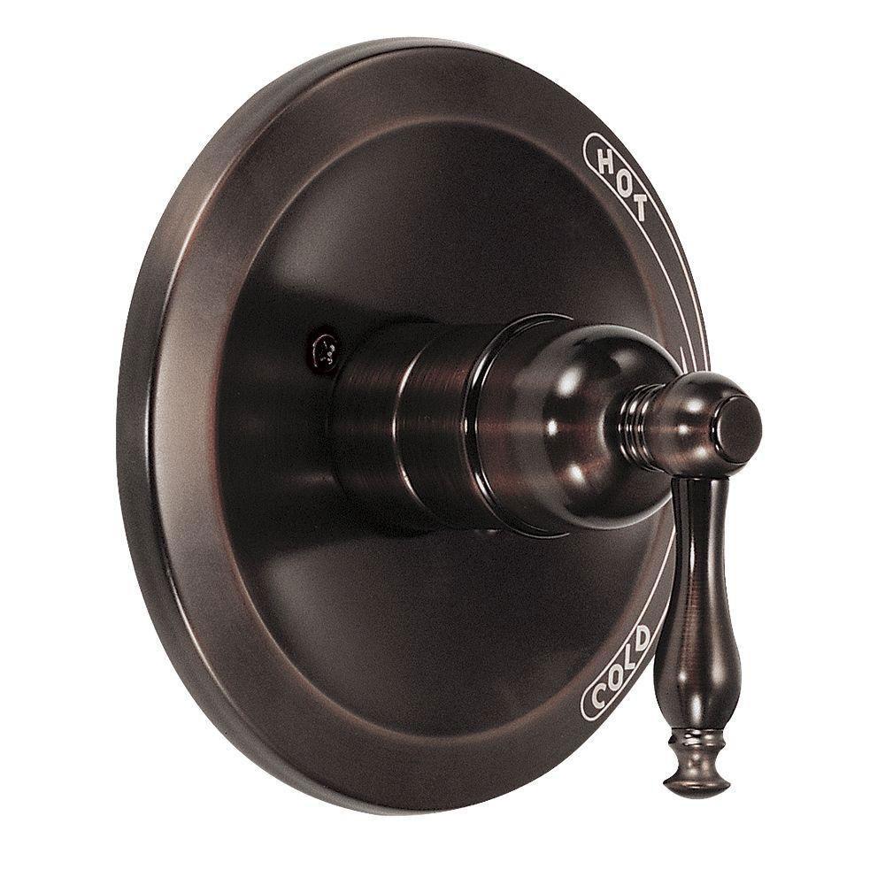 Danze Sheridan 1-Handle Shower Valve Trim Kit in Oil Rubbed Bronze - Bathroom Faucet Accessory for Modern Home Renovation (Valve Not Included) Model 471849 - Perfect for Bathroom Upgrades and Shower Remodeling Projects