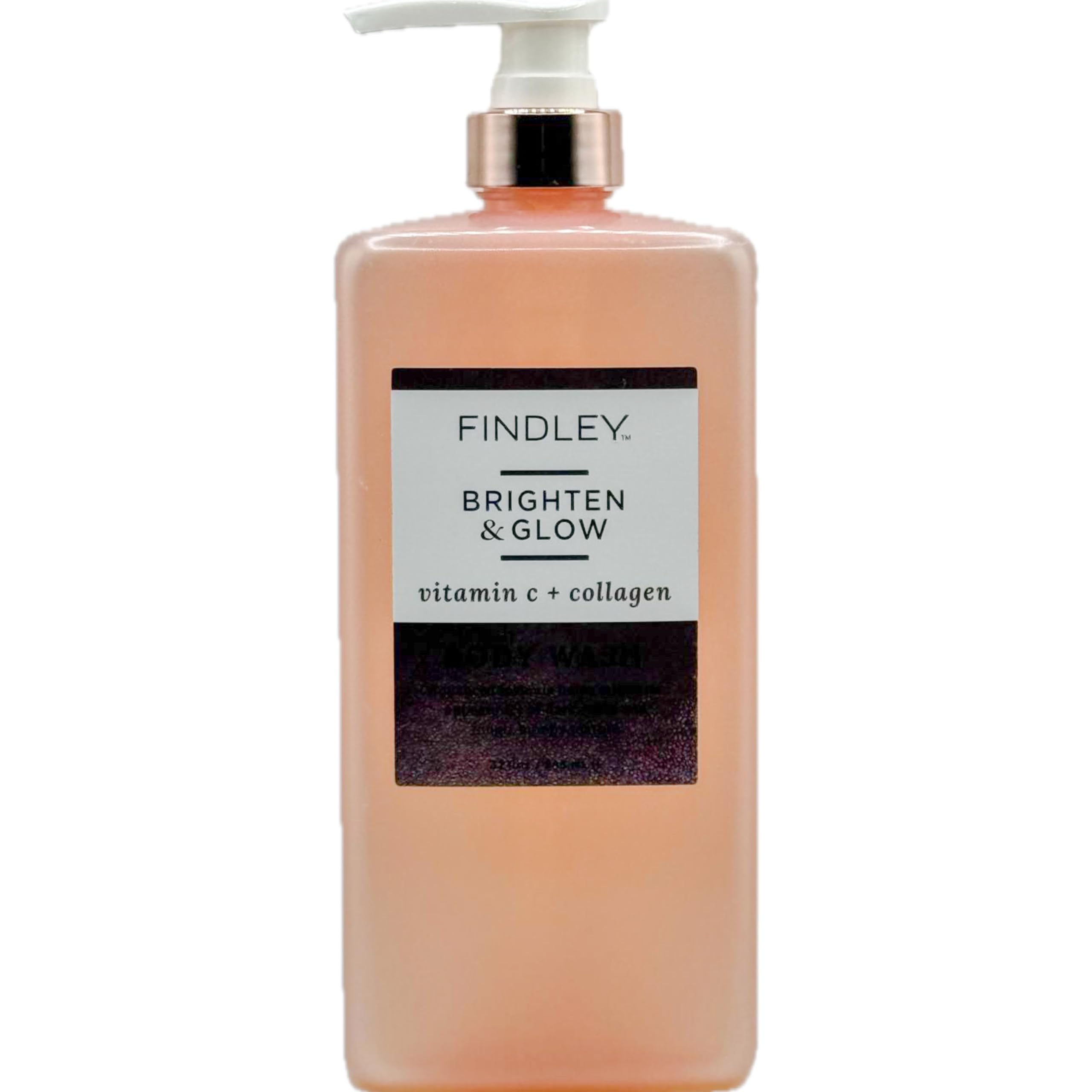 Brighten & Glow Vitamin C + Collagen Body Wash 32 fl oz - Hydrating & Revitalizing Shower Gel for Radiant Skin - Perfect for Daily Use & Post-Workout Refreshment