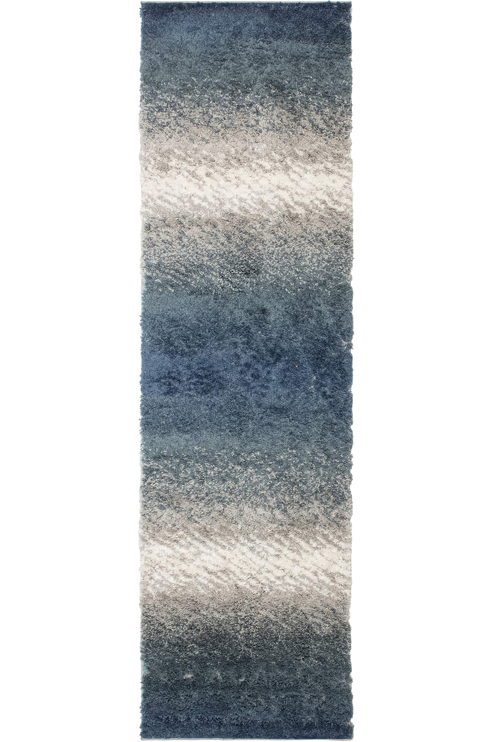 Noori Rug Monaco Albert Blue/Grey Area Rug 2'2