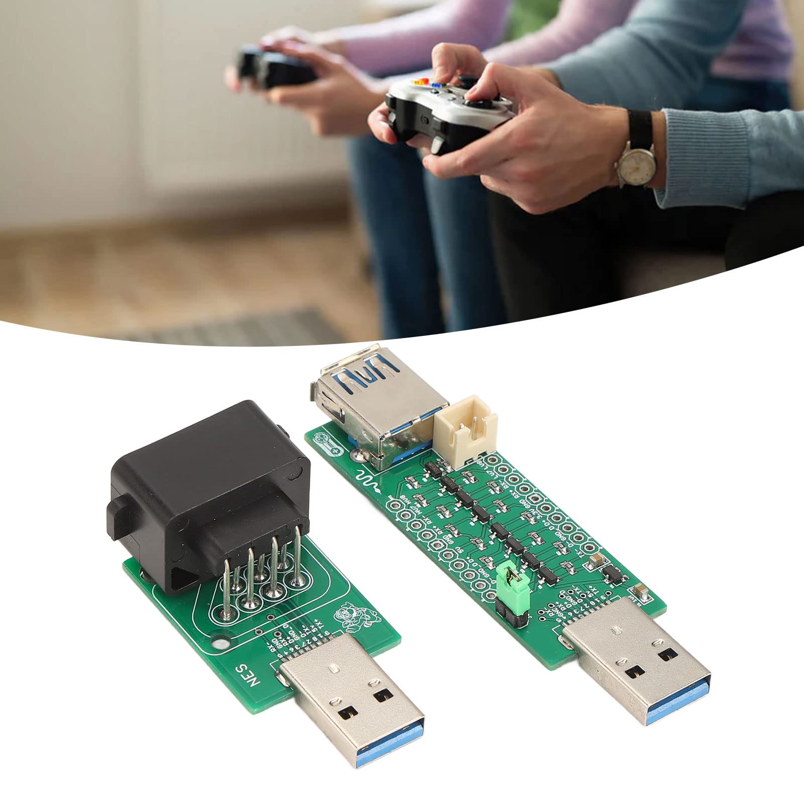 SNAC Controller Adapter USB 3.0 - Game Controller Converter for SNAC USB & IO Module Development Board - Perfect for Retro Gaming & DIY Controller Projects