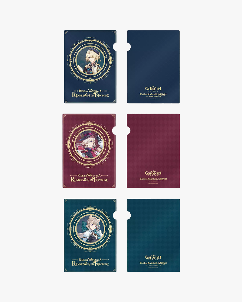 Genshin Impact© 2023 Official Art Exhibition File Folder - Collectible Game Memorabilia for Anime Fans & Office Organization