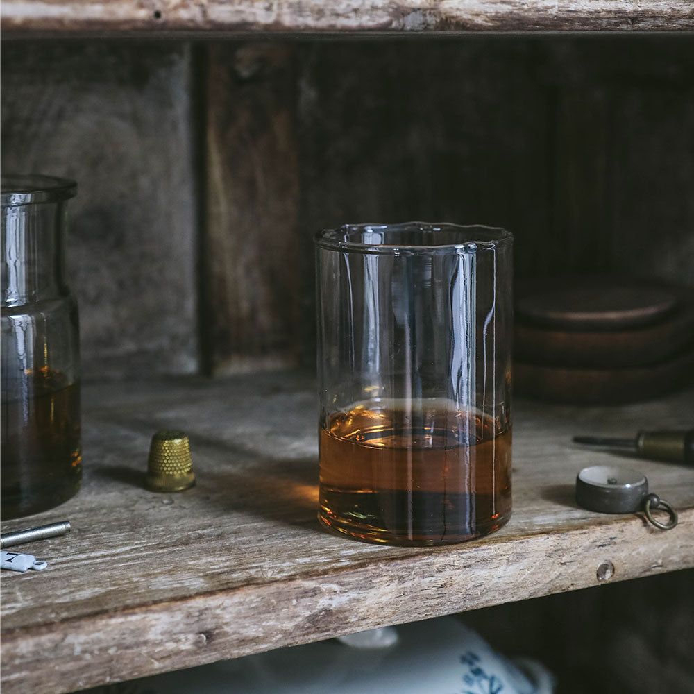 Premium Ripple Glassware Set - Elegant Drinking Glasses for Wine, Cocktails & Water - Perfect for Home Bar, Parties & Gifts