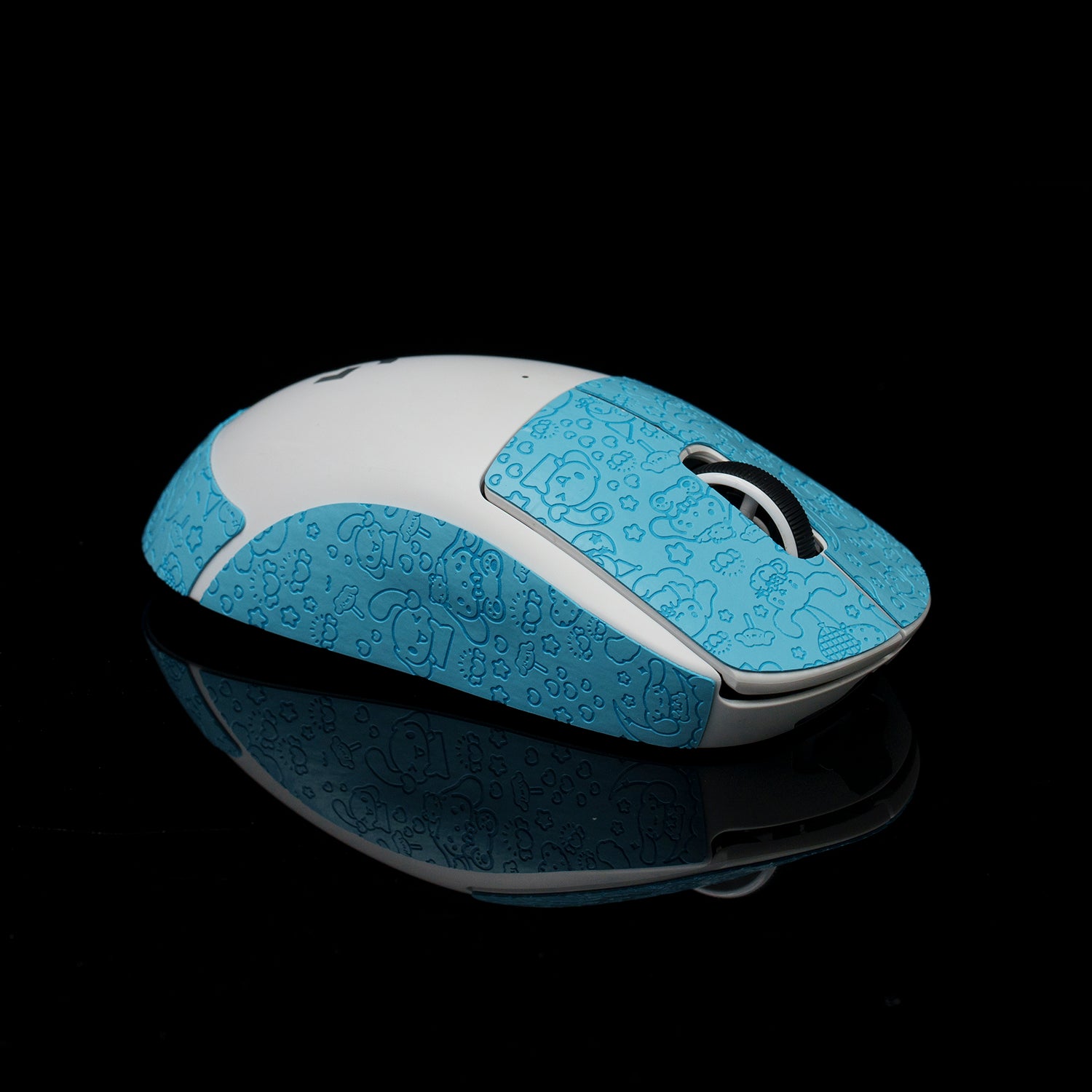 BT.L Mouse Grip V4 for Logitech G Pro X Superlight & Superlight 2 - Sky Blue Cartoon Design | Non-Slip Gaming Grip Tape | Perfect for FPS, MOBA & Esports Tournaments